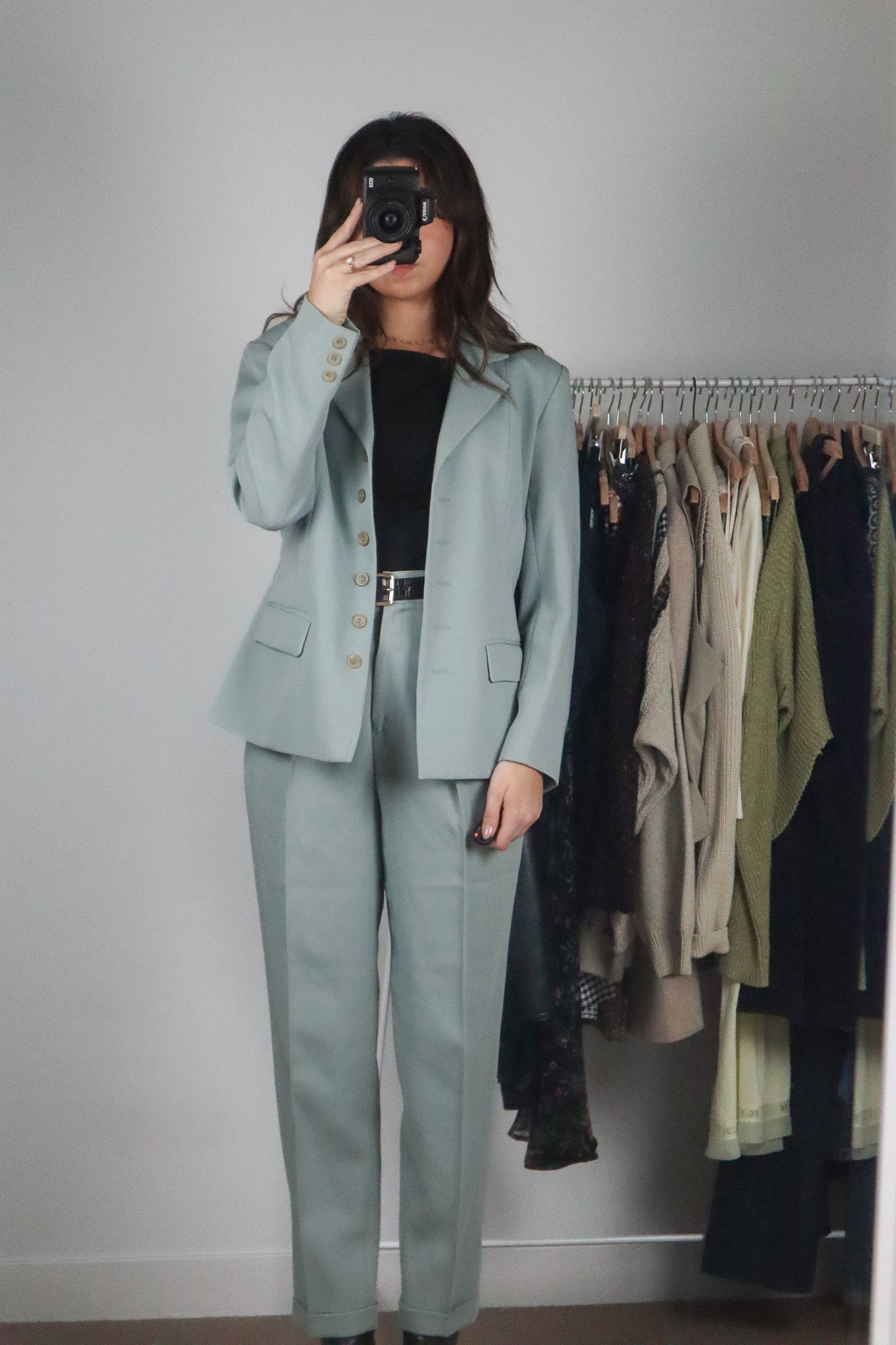Made in France x Vintage x Wool Blend Two Piece Set (4)