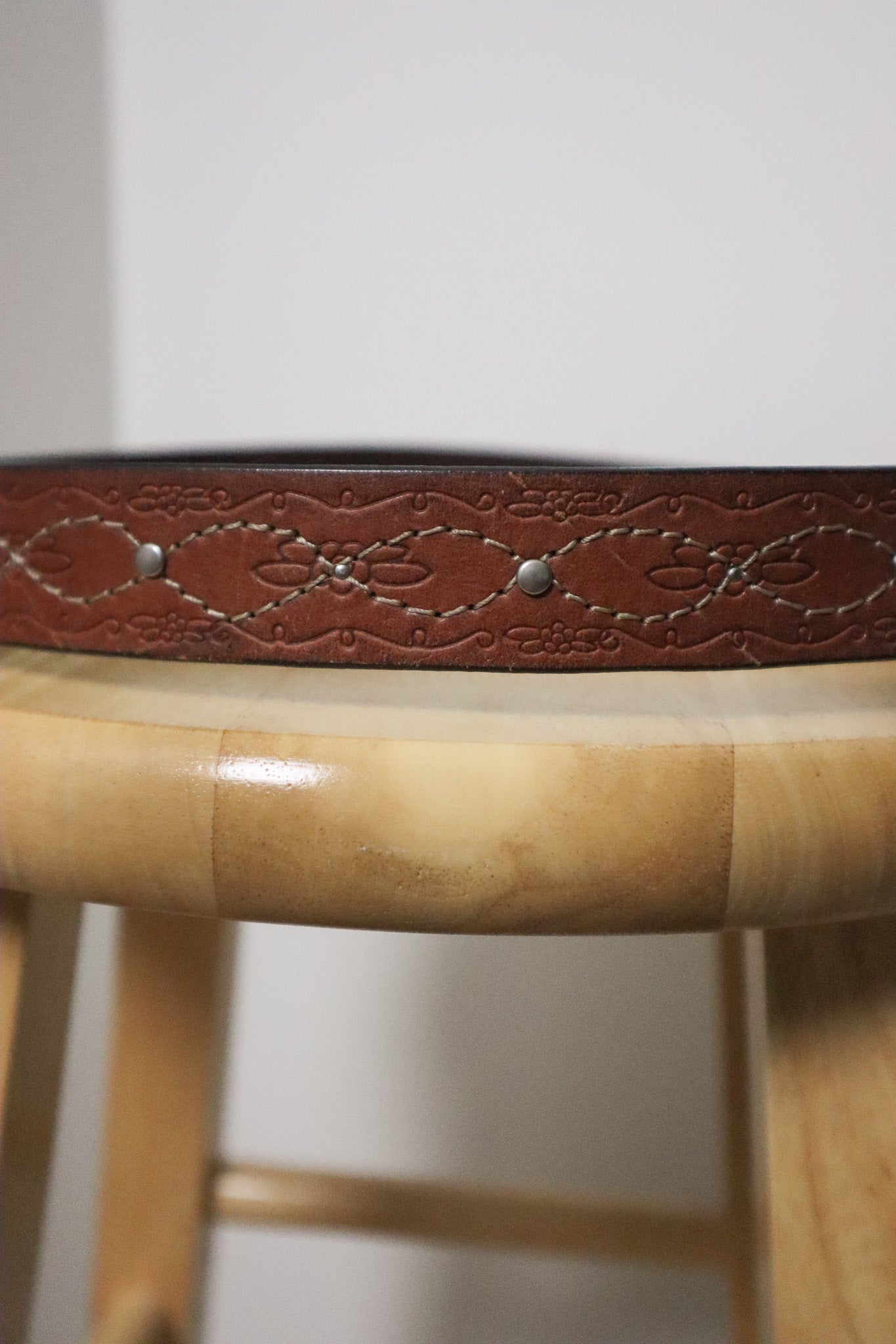 Vintage x Patterned Belt (M)