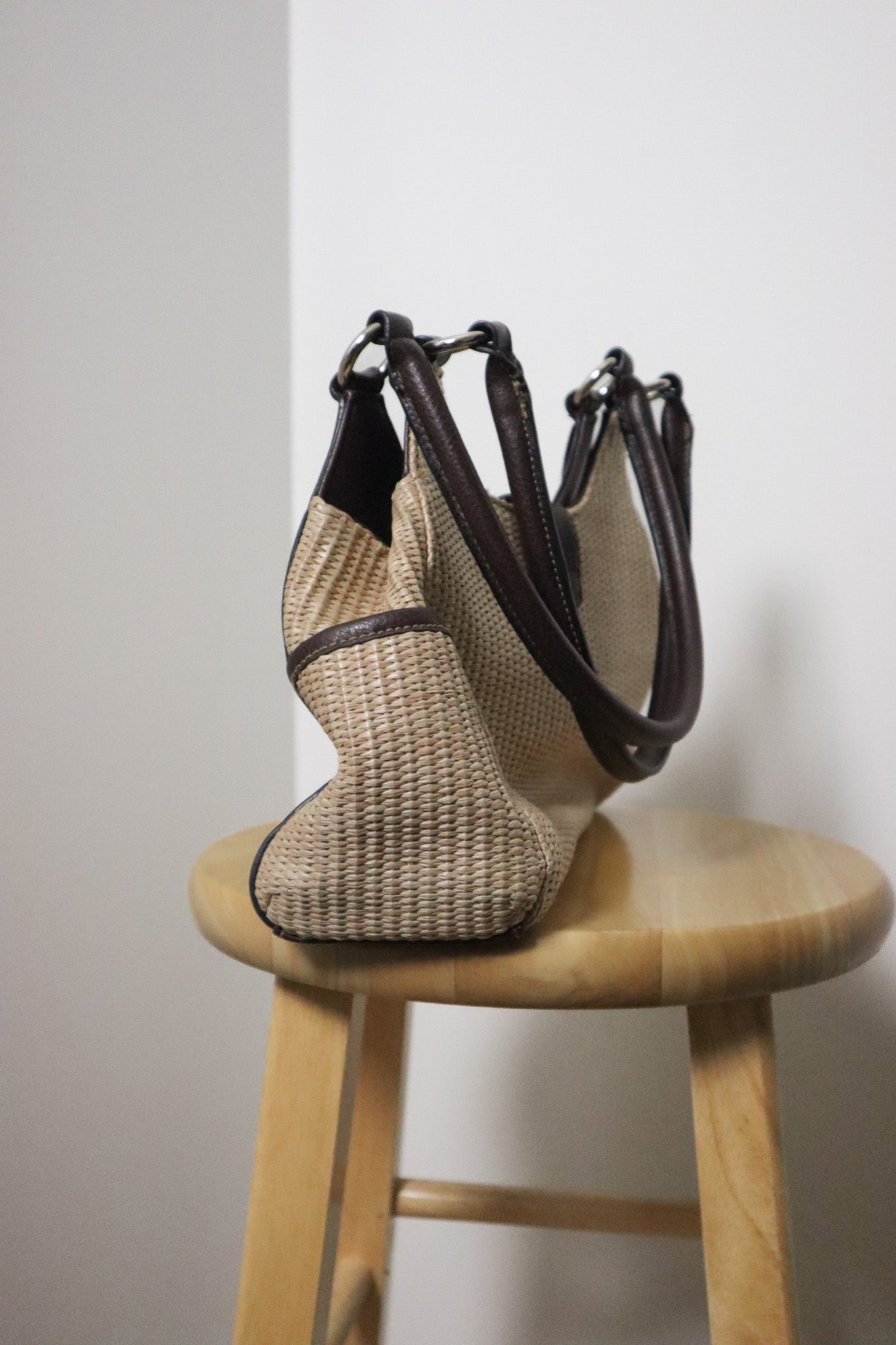 Vintage x Woven Buckle Purse
