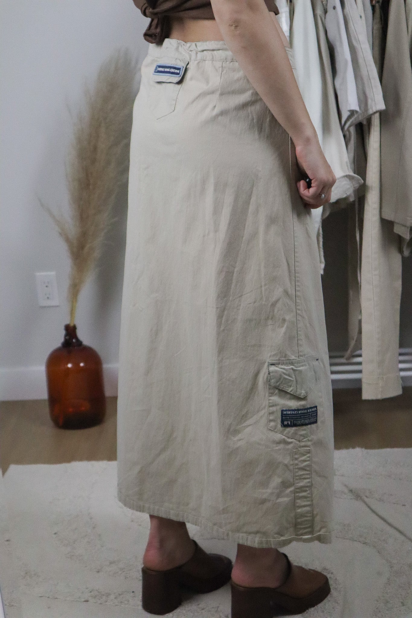 Vintage x Cargo Maxi Skirt (12/14)