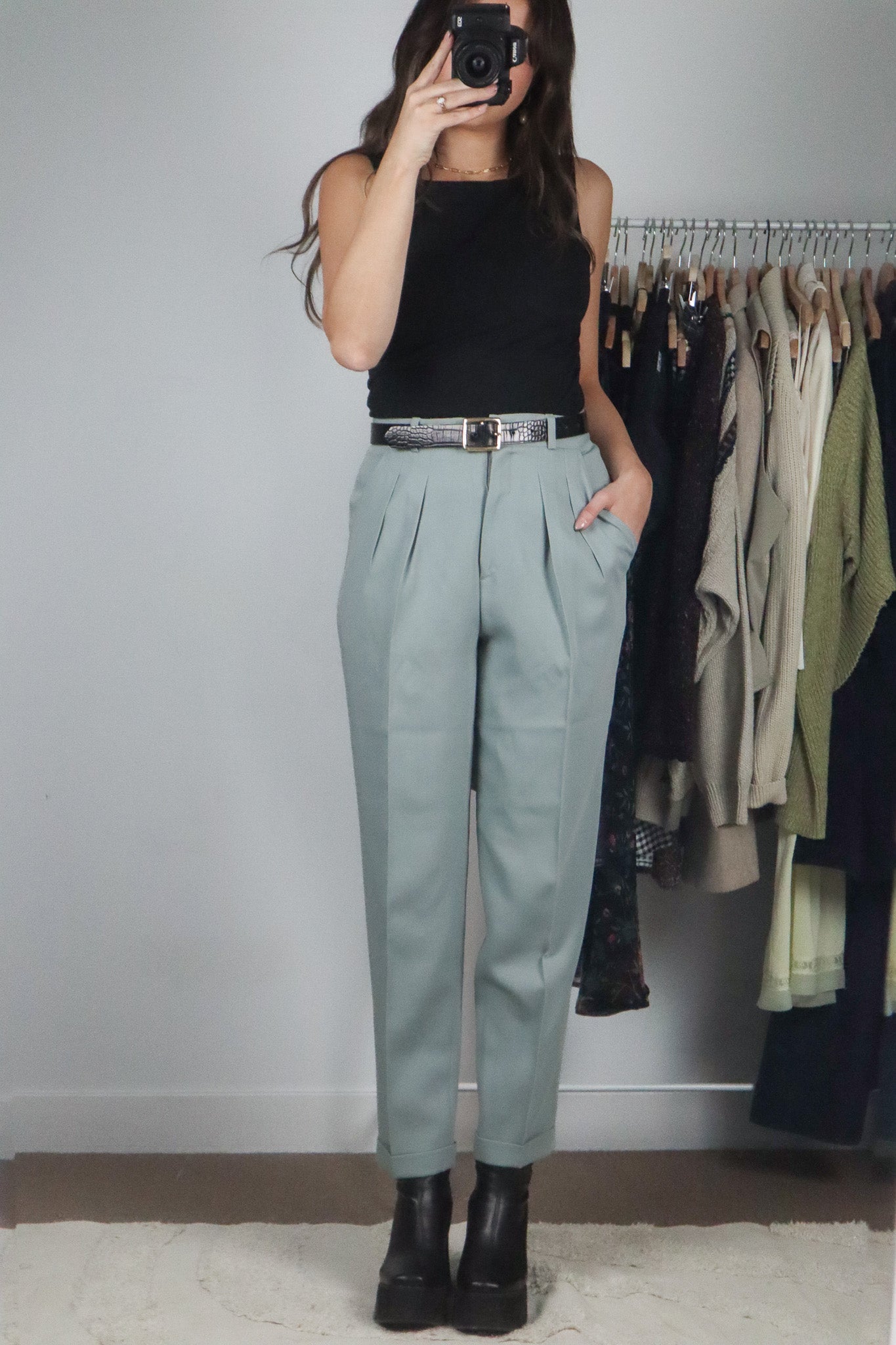 Made in France x Vintage x Wool Blend Two Piece Set (4)