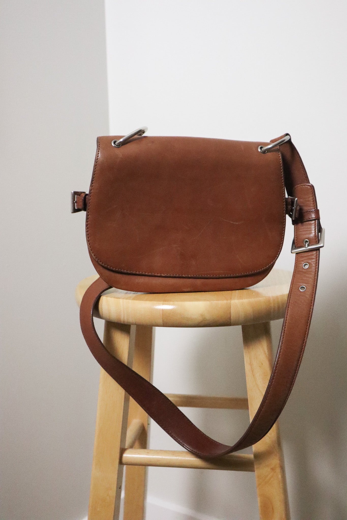 Vintage x Leather Cross-Body