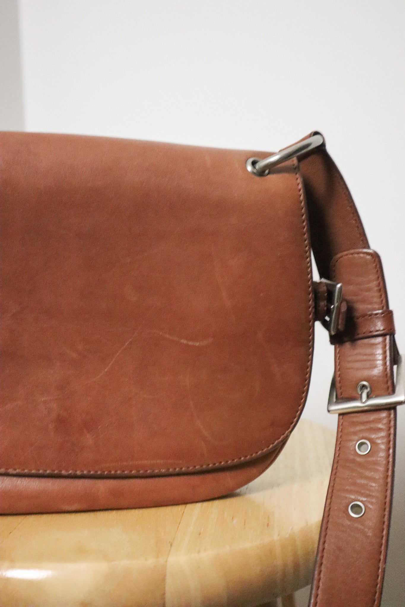 Vintage x Leather Cross-Body