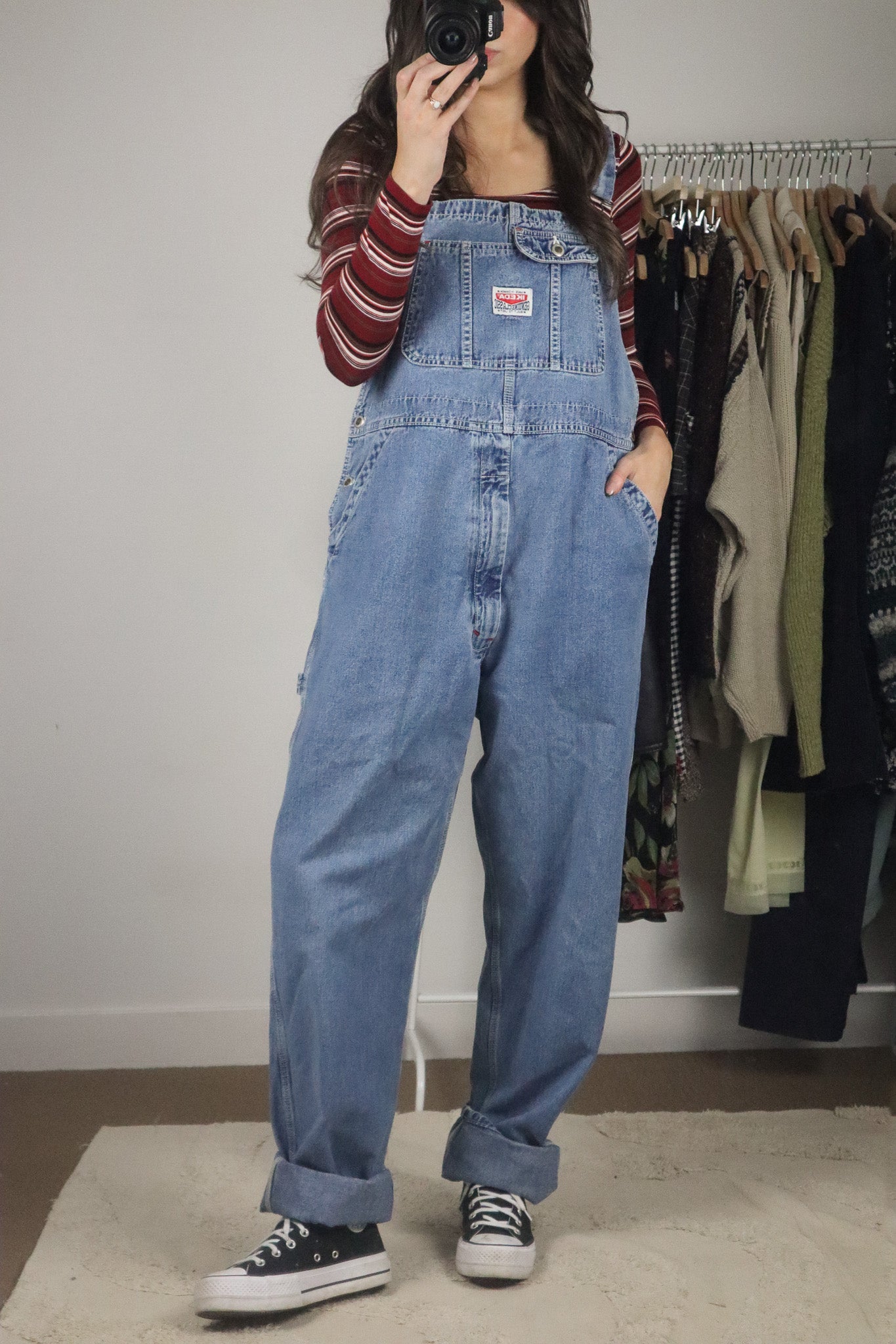 Made in Canada x Vintage x Ikeda Overalls (L)
