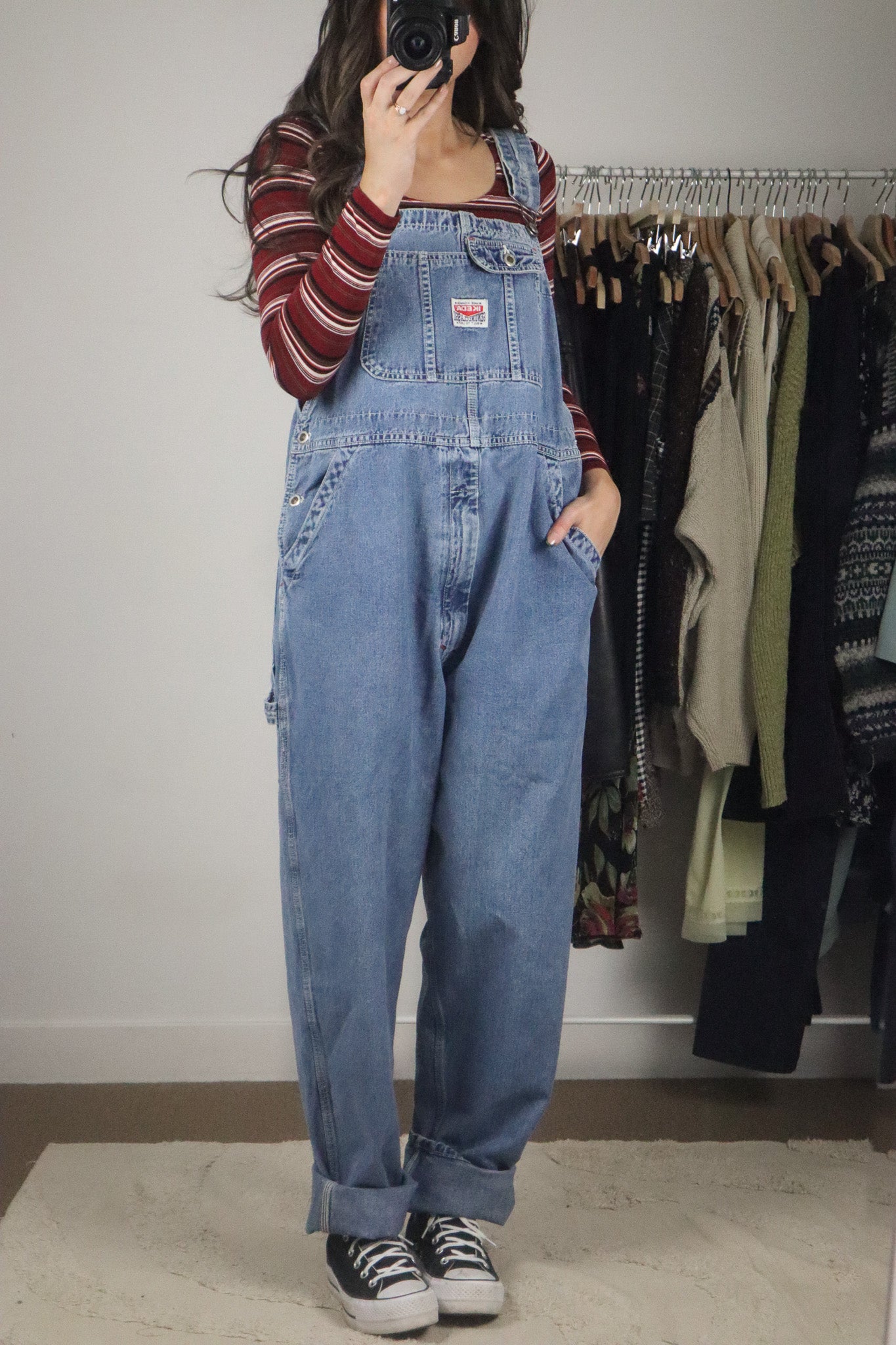 Made in Canada x Vintage x Ikeda Overalls (L)
