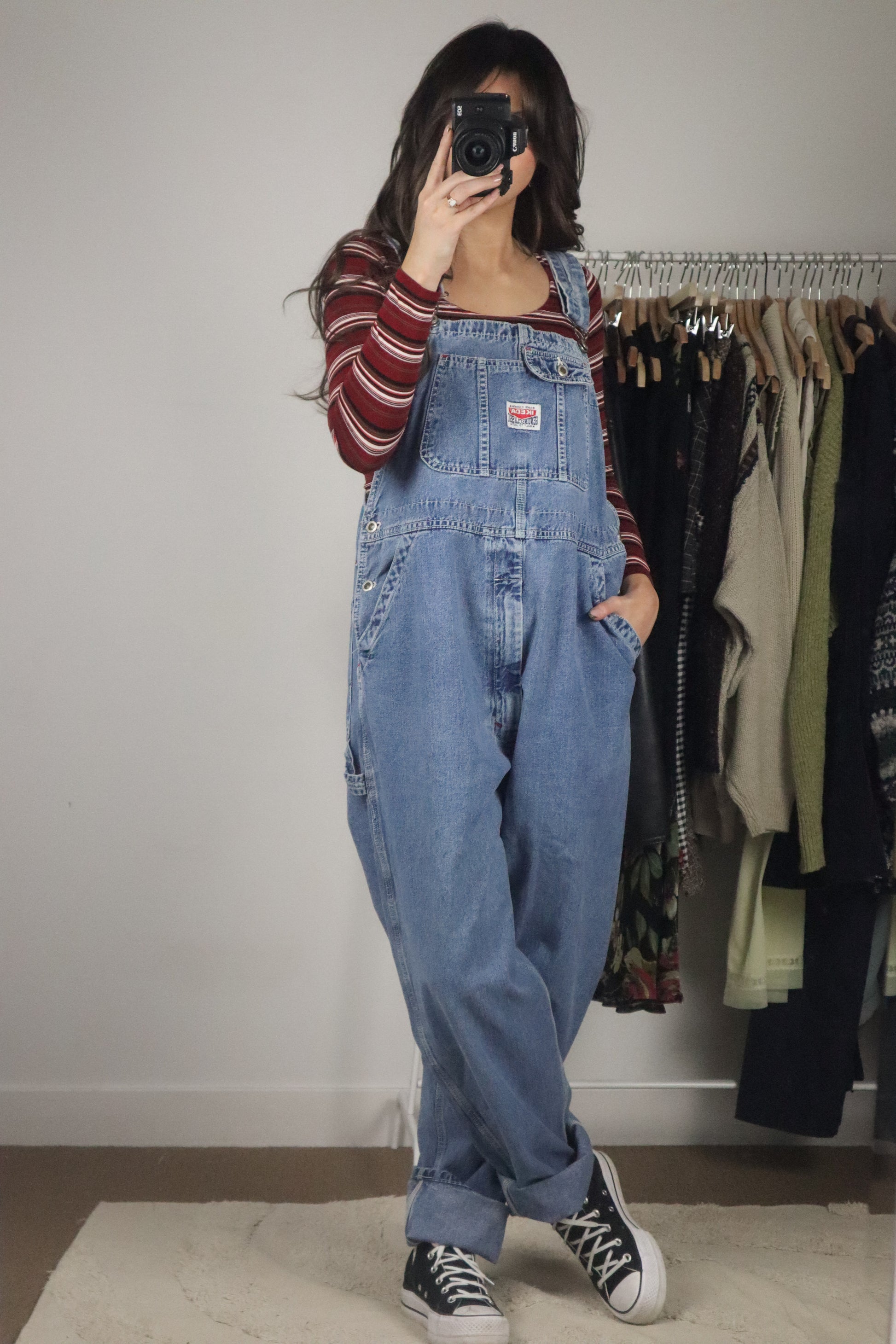 Made in Canada x Vintage x Ikeda Overalls (L)