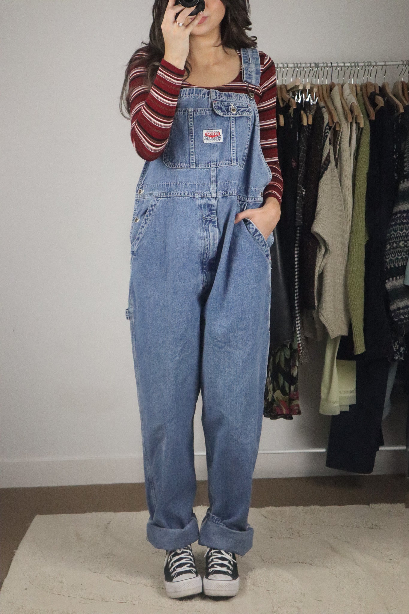 Made in Canada x Vintage x Ikeda Overalls (L)