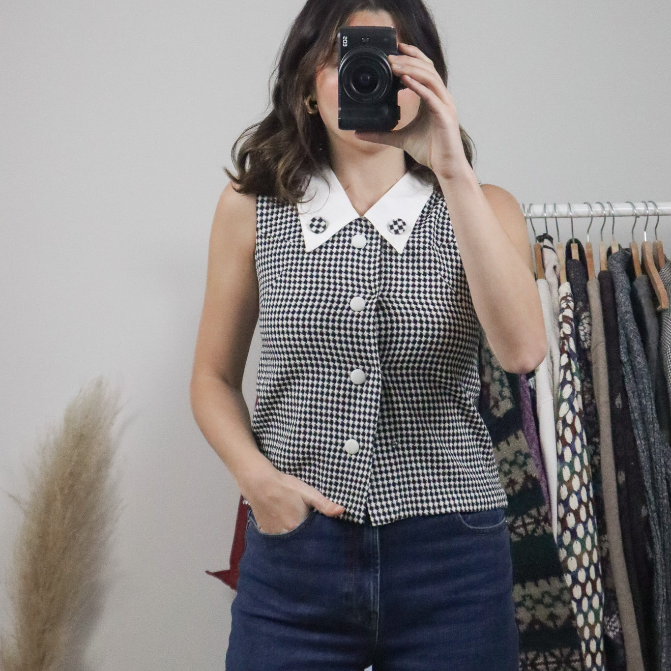 Handmade x Houndstooth Vest (XXS/XS)