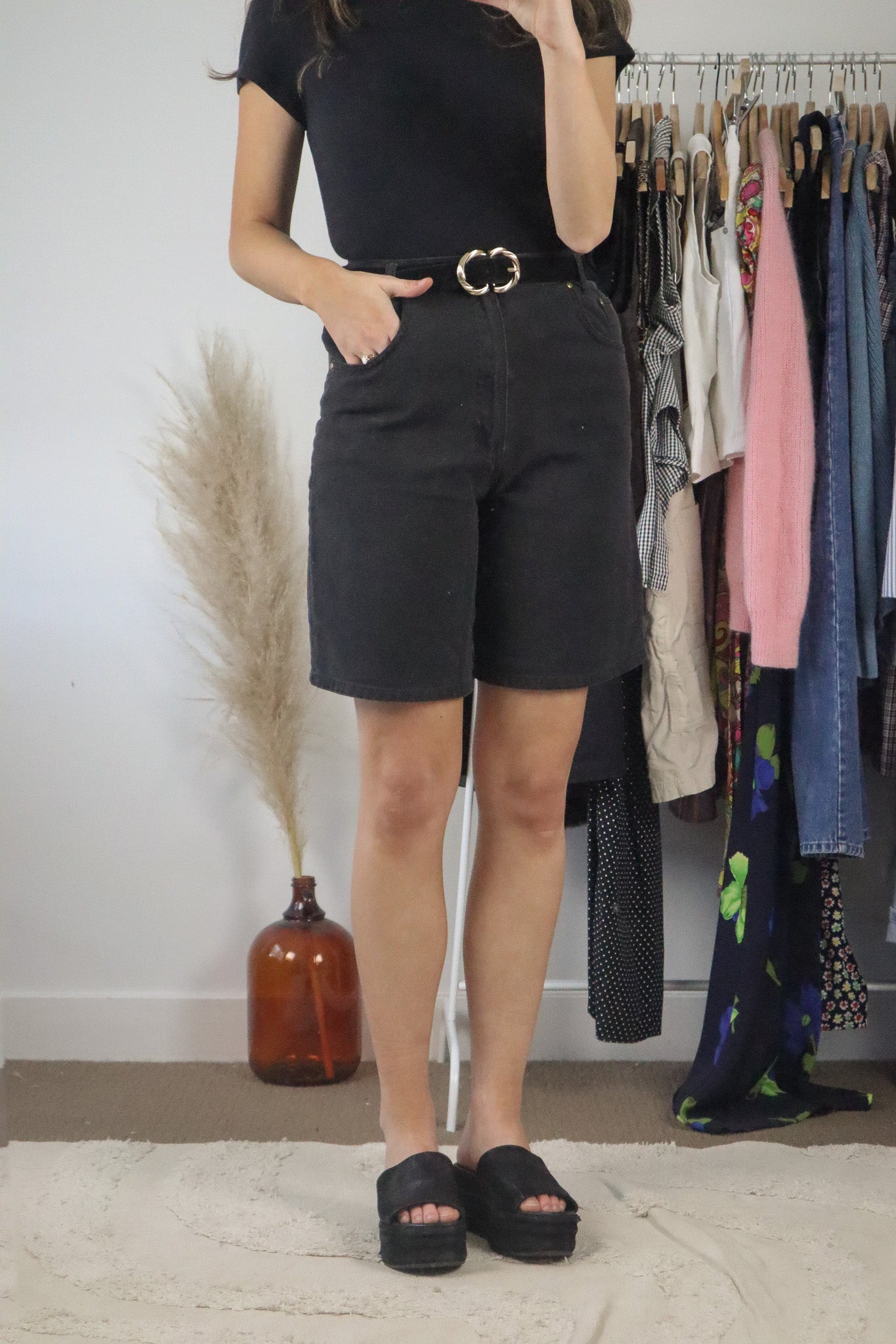Vintage x Denim Shorts (2)