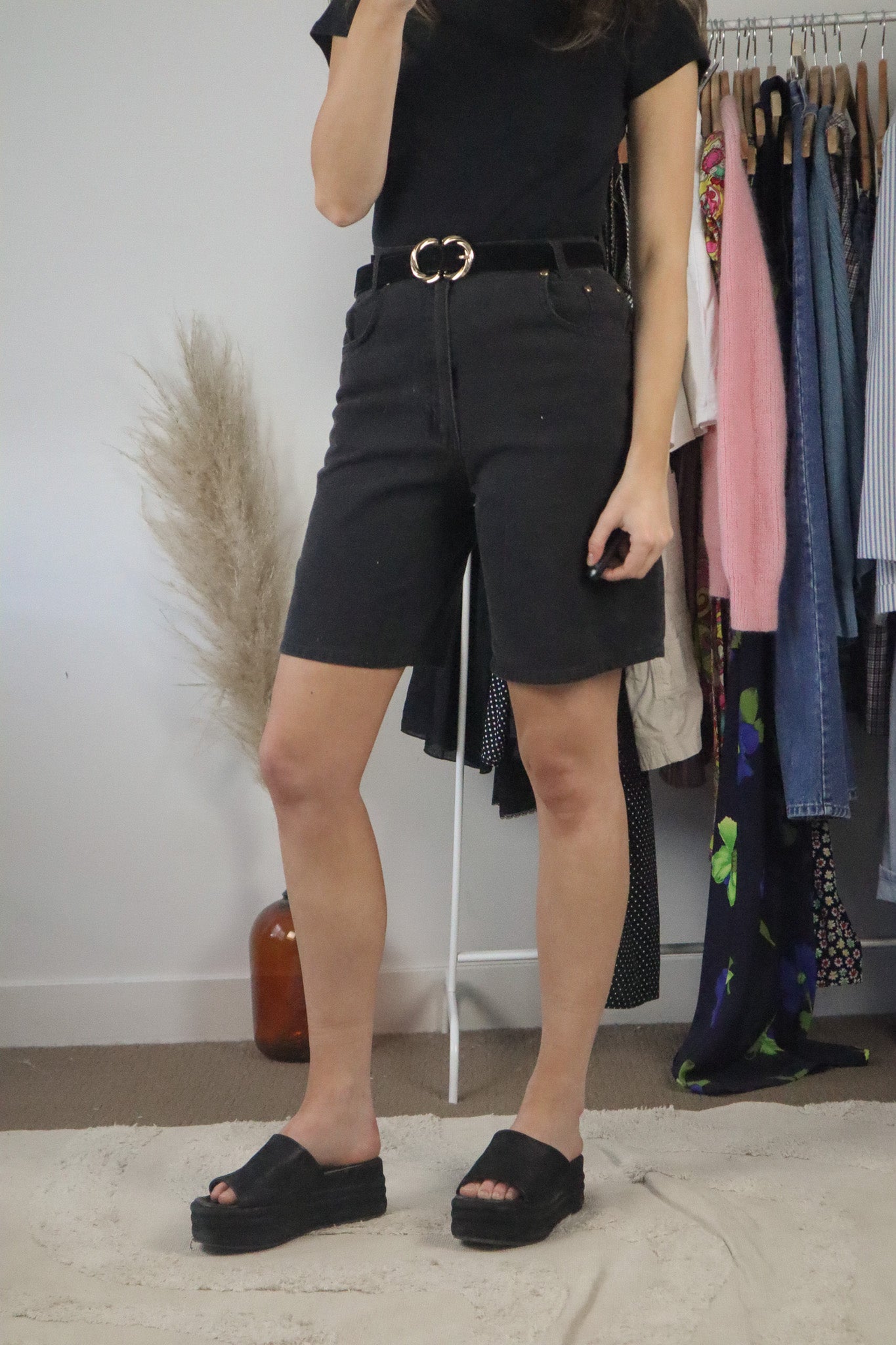 Vintage x Denim Shorts (2)
