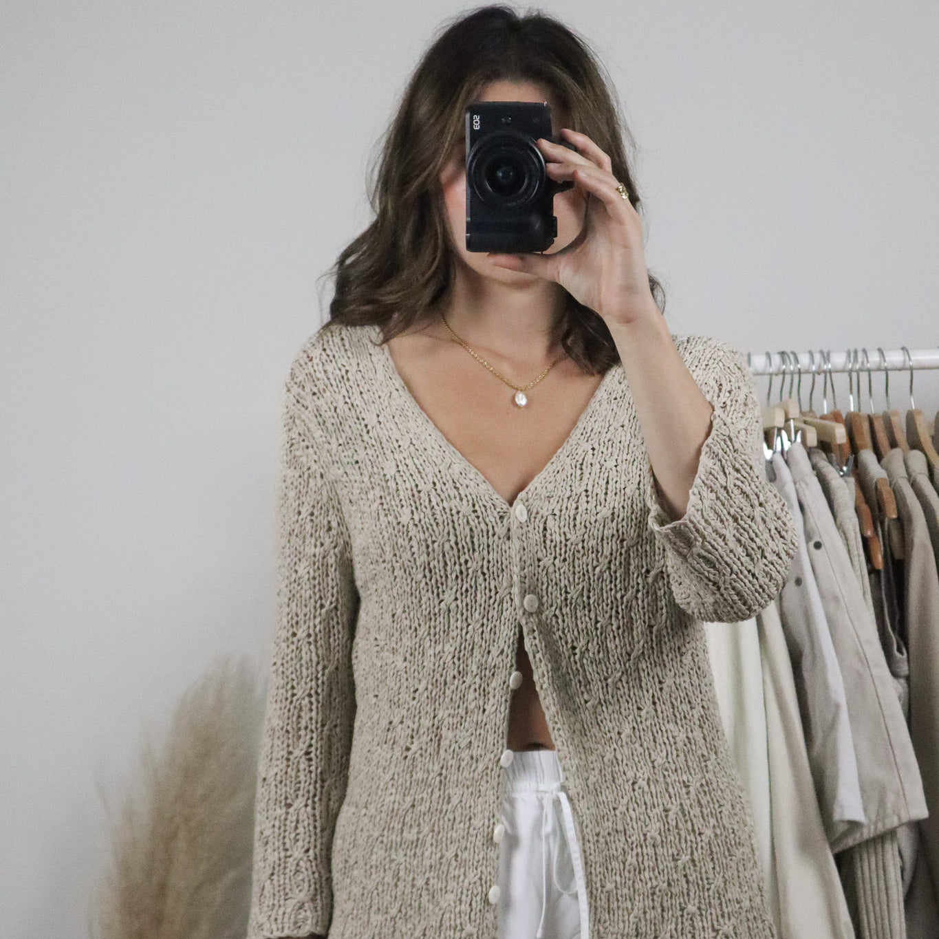 Vintage x Knit Cardigan (M)