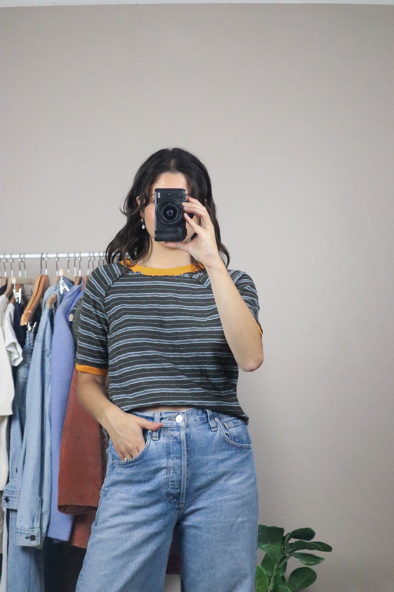 Free People x Striped T-Shirt (M)