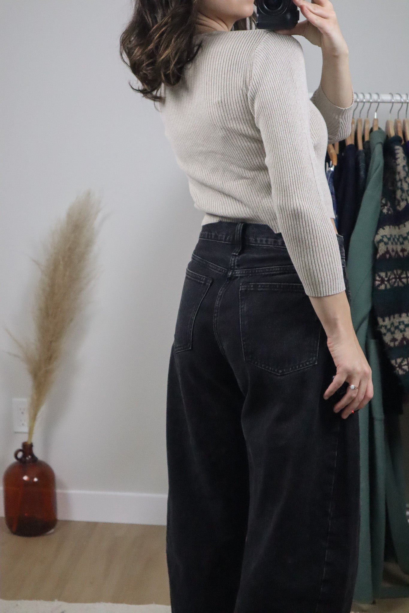 Vintage x Cropped Cardigan (XS)
