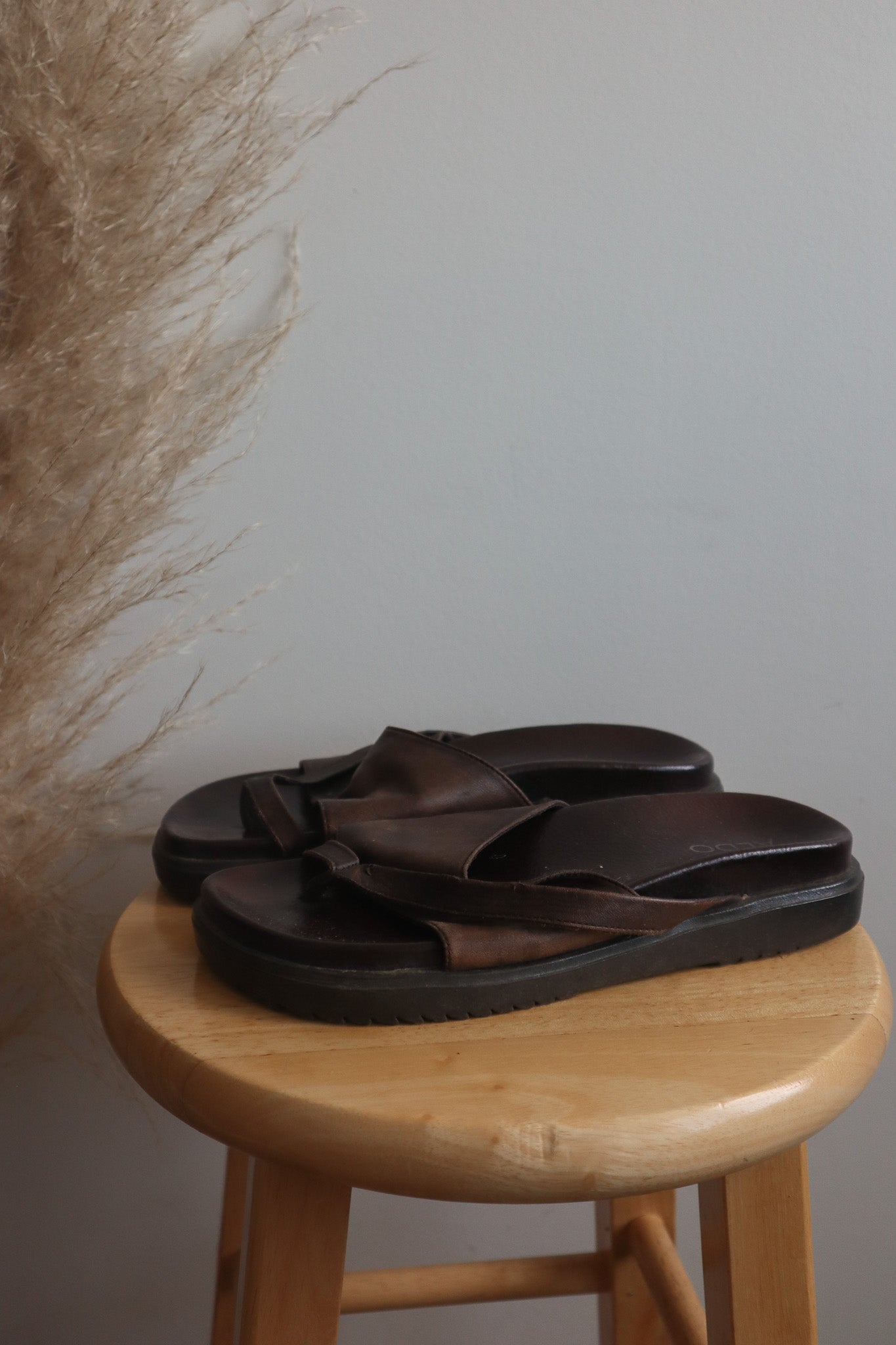 Vintage x Leather Sandals (8)
