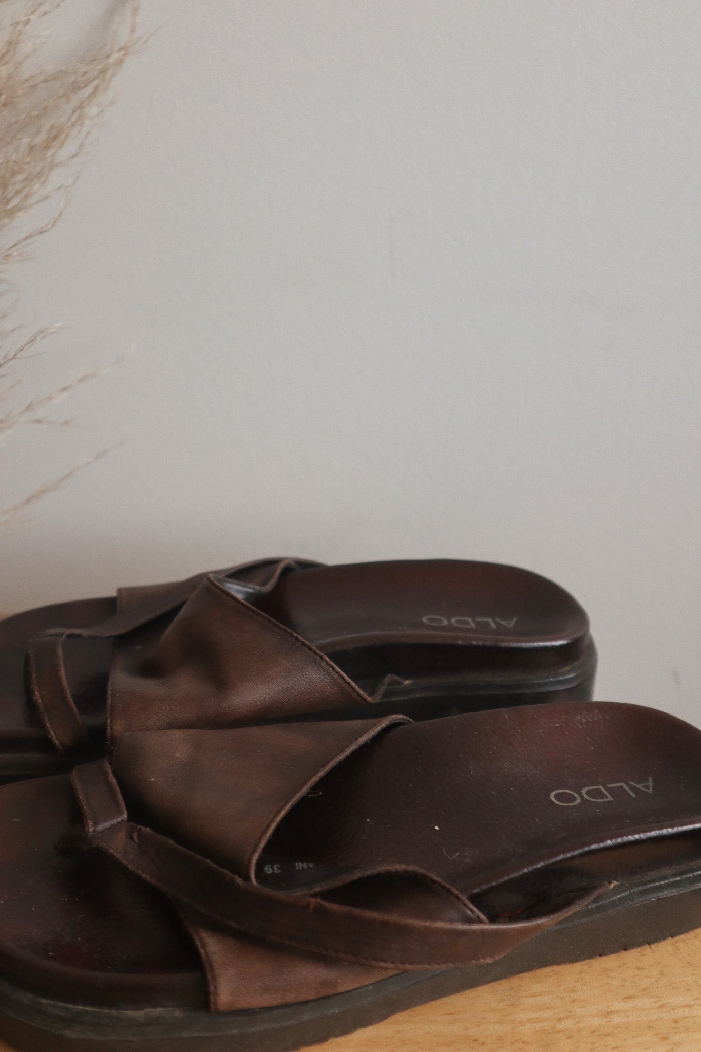 Vintage x Leather Sandals (8)