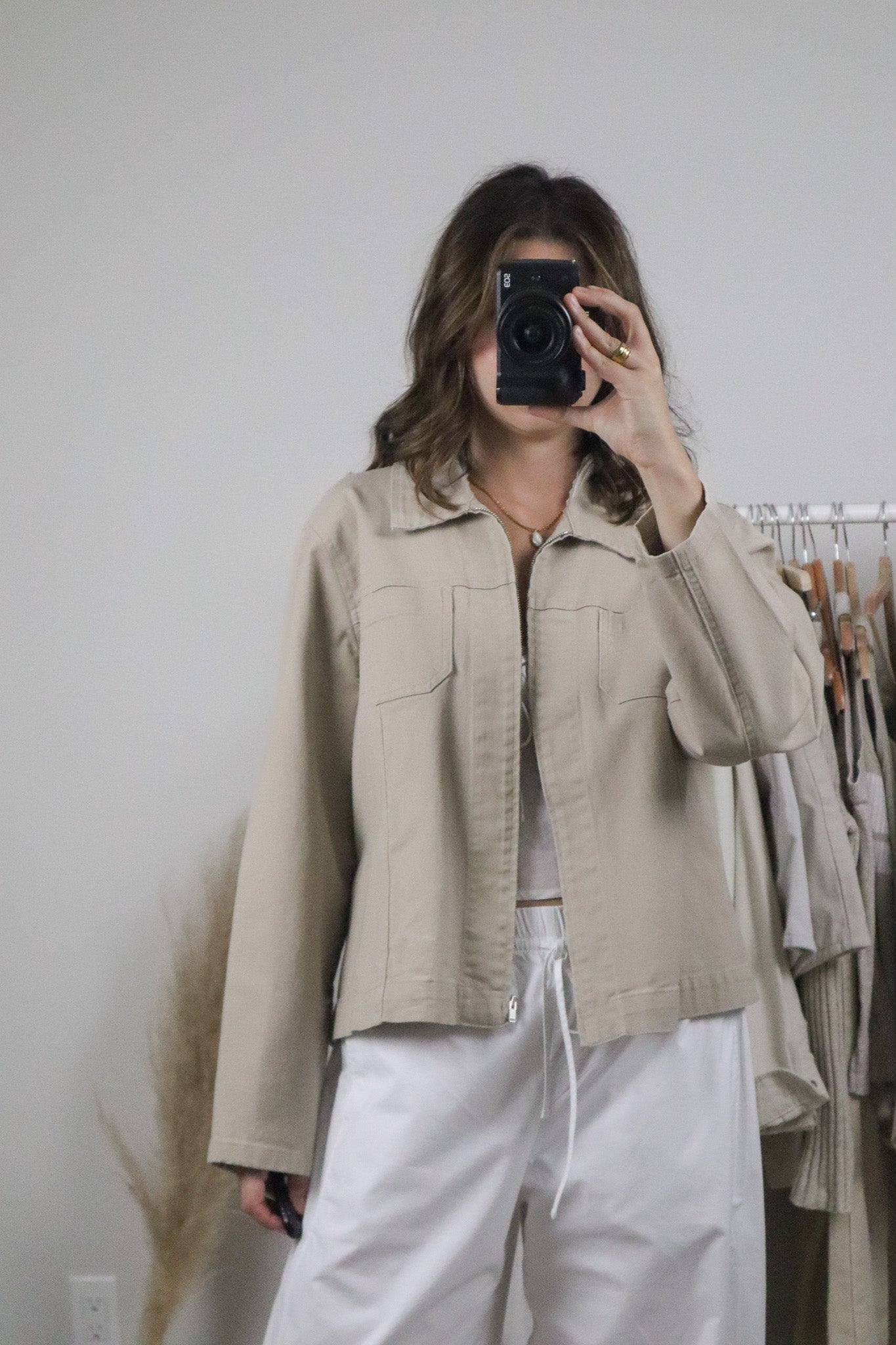 Made in Canada x Vintage x Collared Jacket (L)