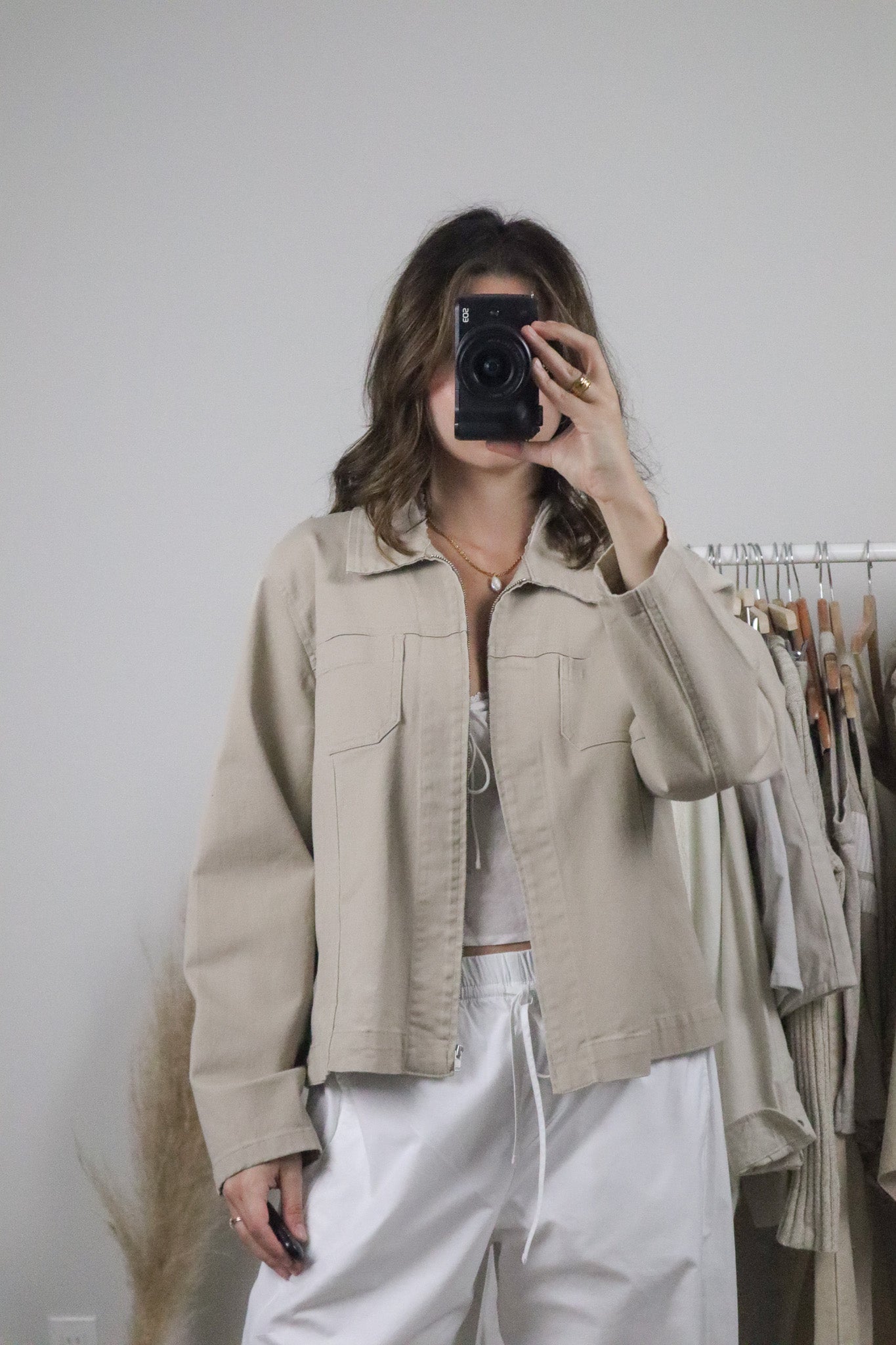 Made in Canada x Vintage x Collared Jacket (L)