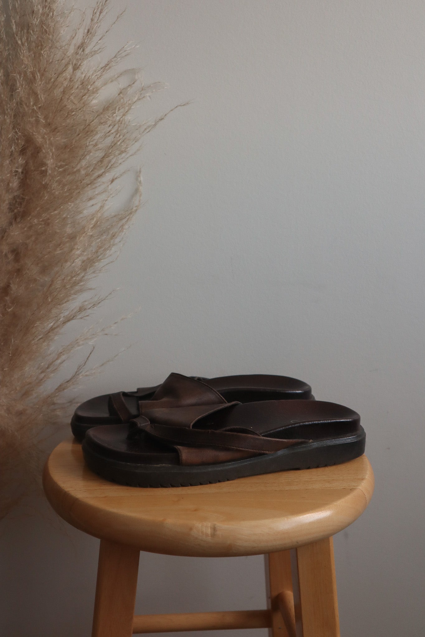 Vintage x Leather Sandals (8)