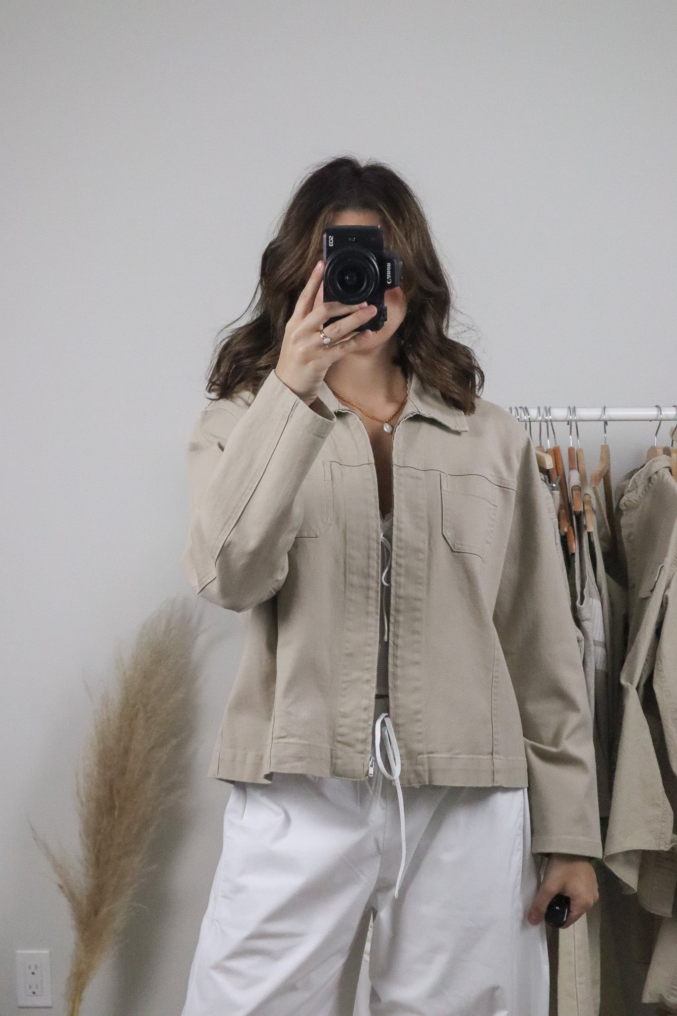 Made in Canada x Vintage x Collared Jacket (L)