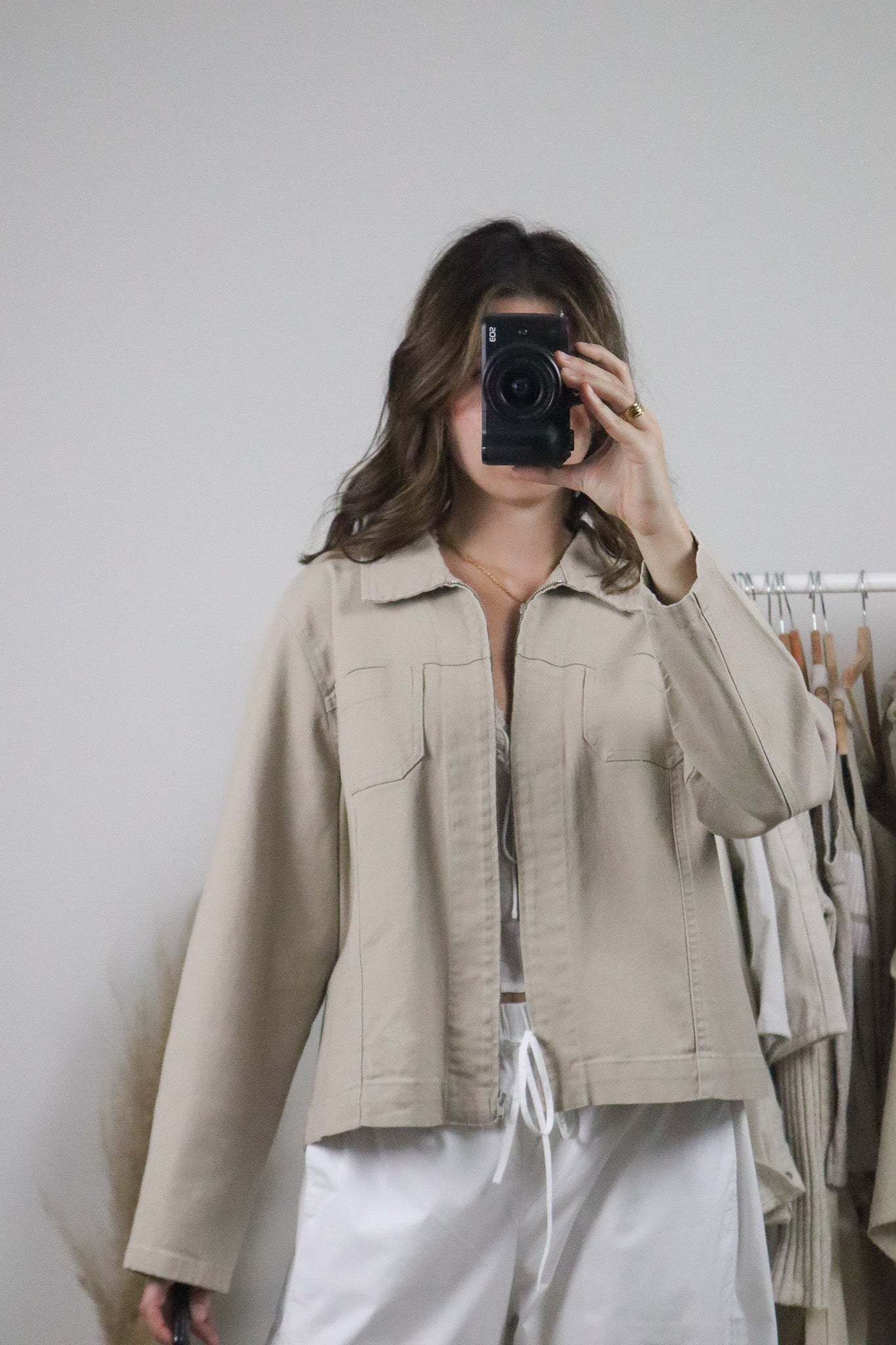 Made in Canada x Vintage x Collared Jacket (L)