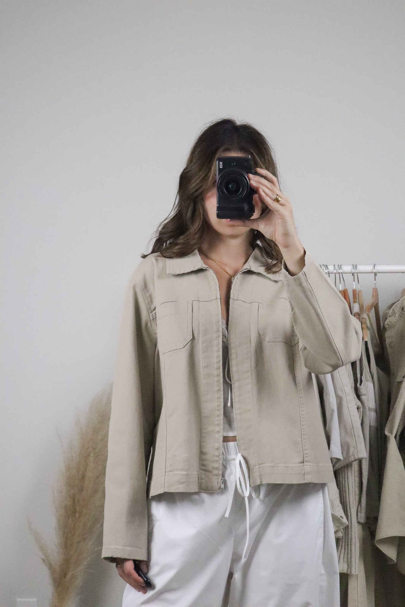 Made in Canada x Vintage x Collared Jacket (L)