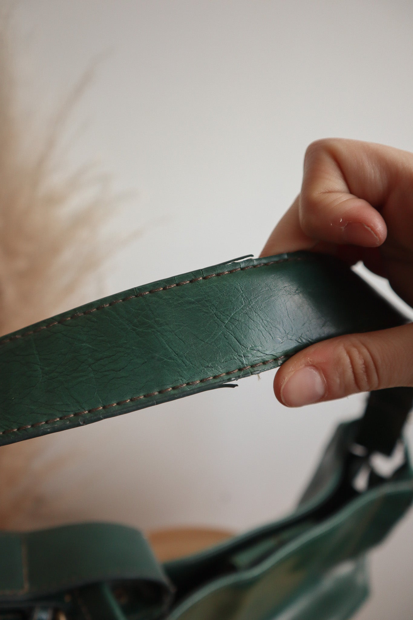 Vintage x Faux Leather Purse