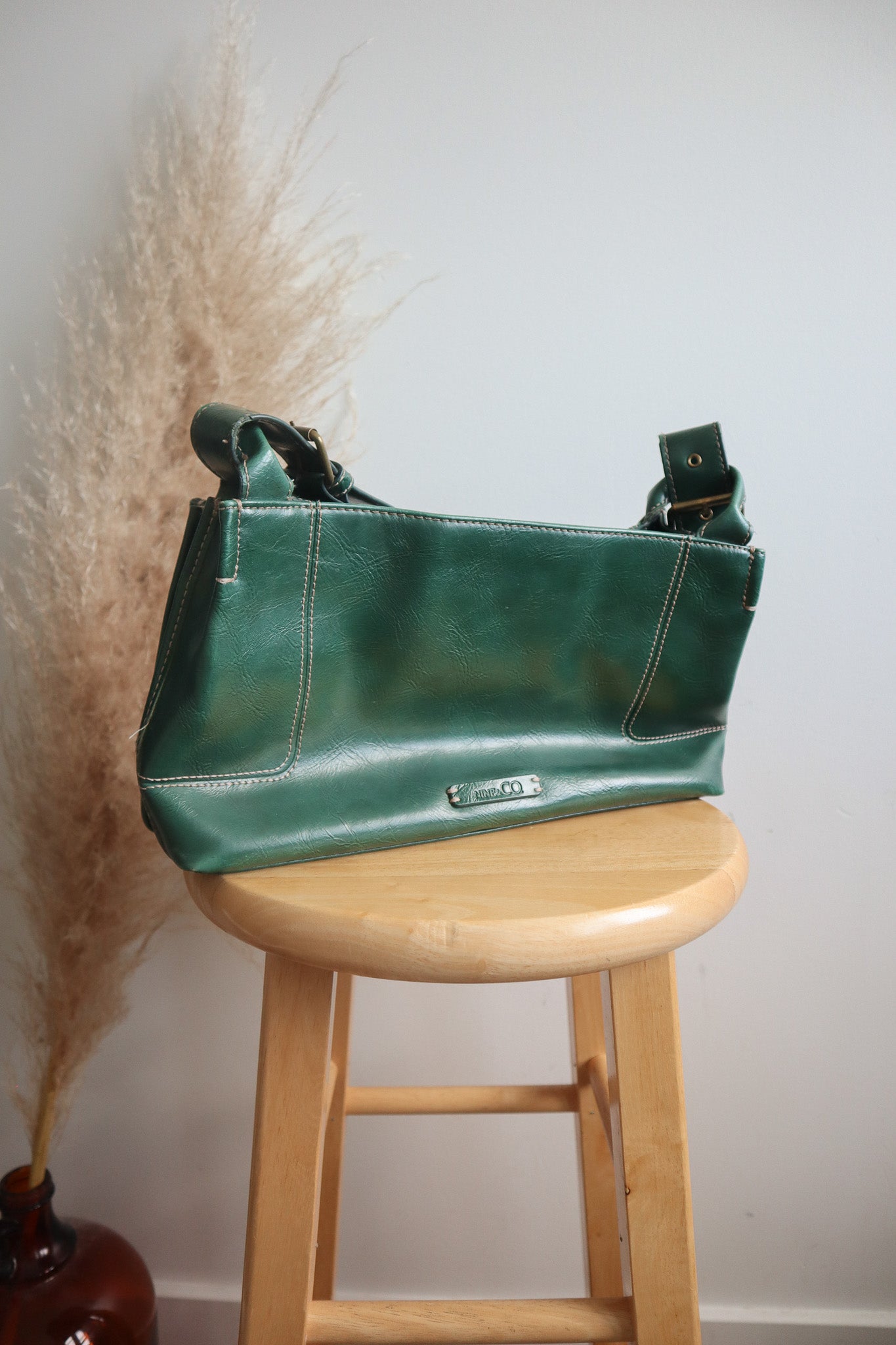 Vintage x Faux Leather Purse