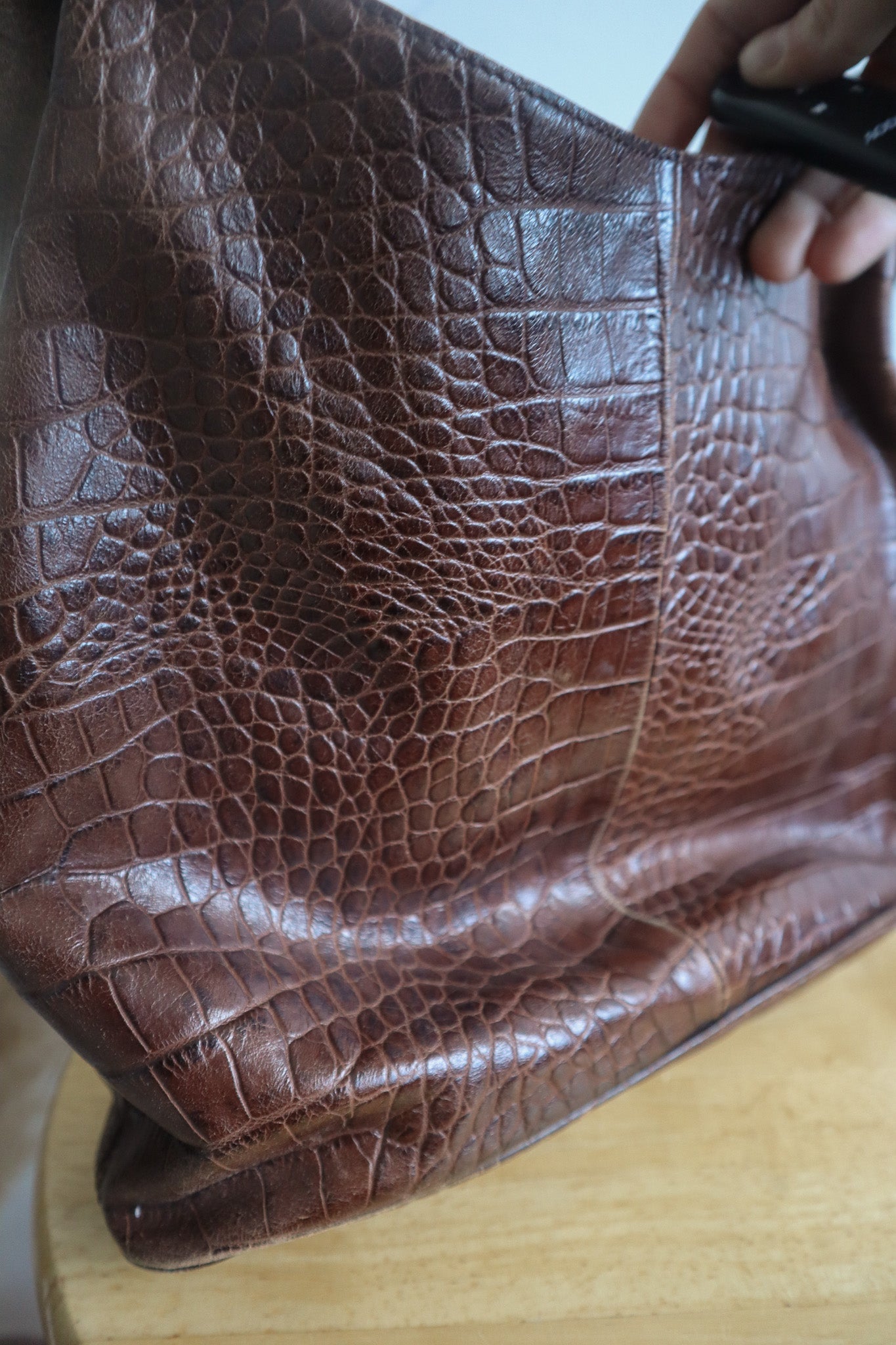 Made in Italy x Vintage x Leather Textured Purse