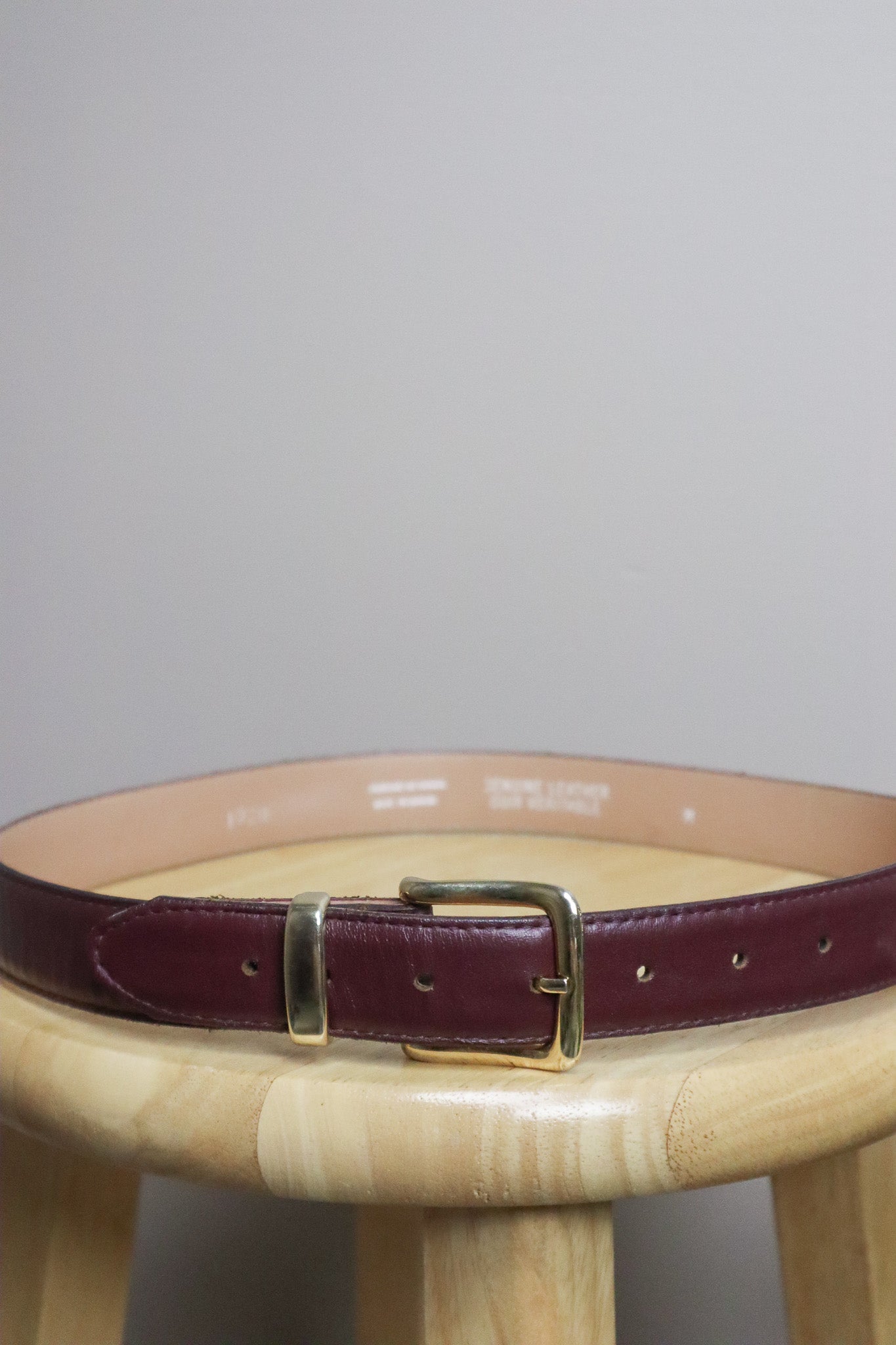 Vintage x Leather Belt (S/M)