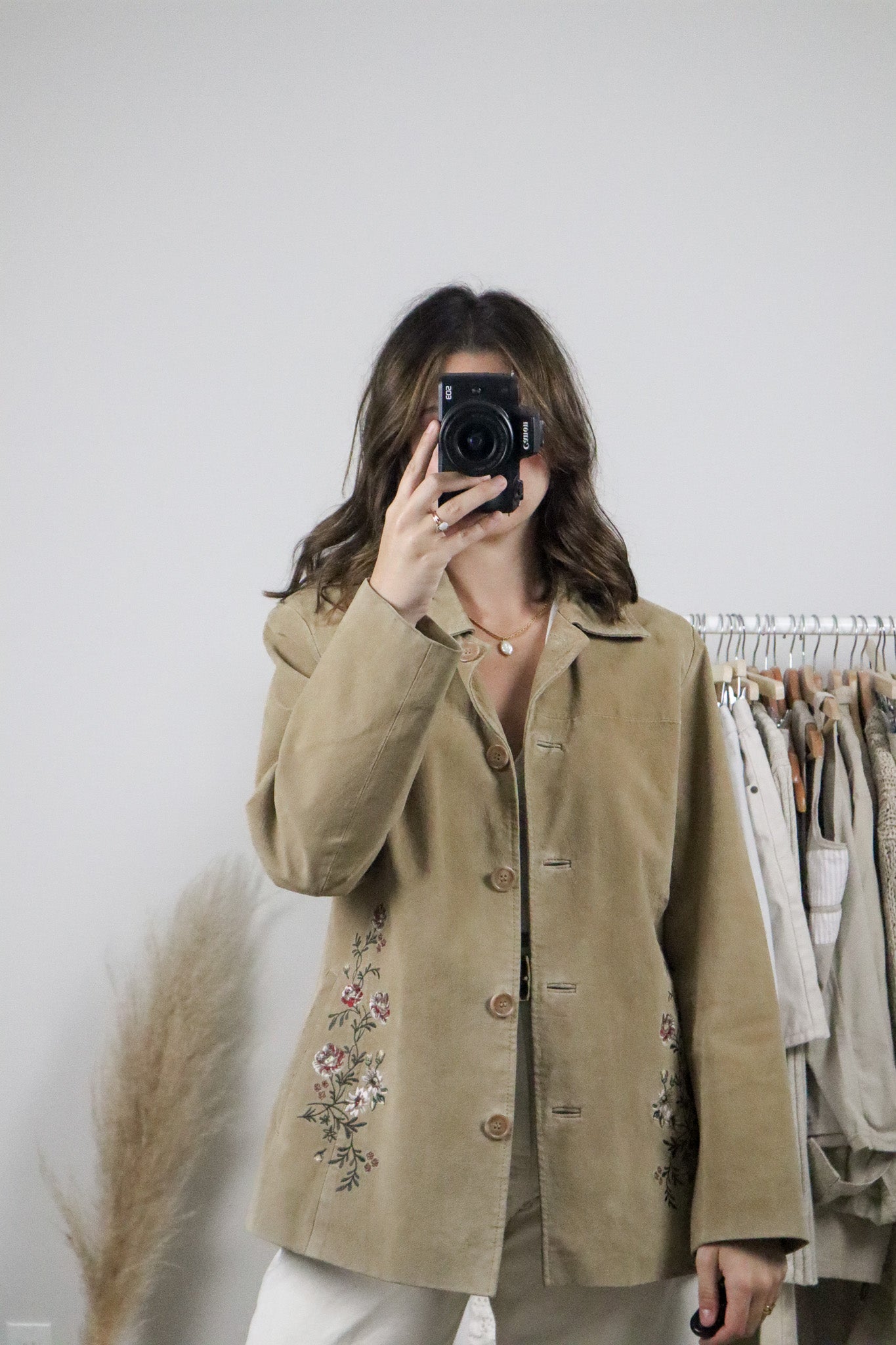 Vintage x Suede Embroidered Jacket (M)