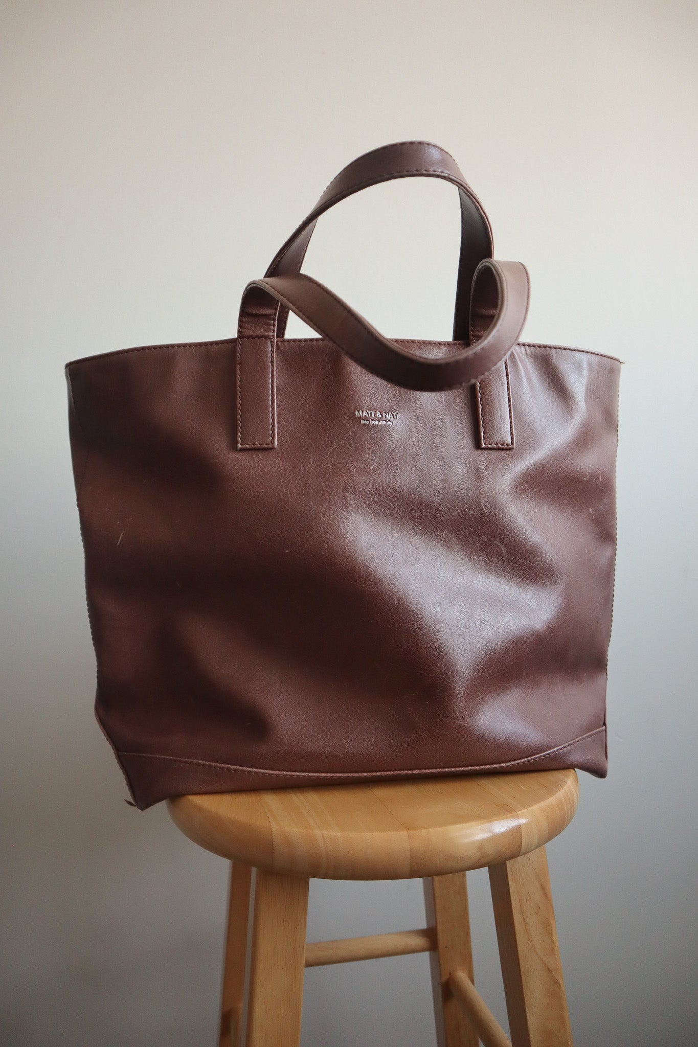 Matt & Nat x Faux Leather Tote Bag