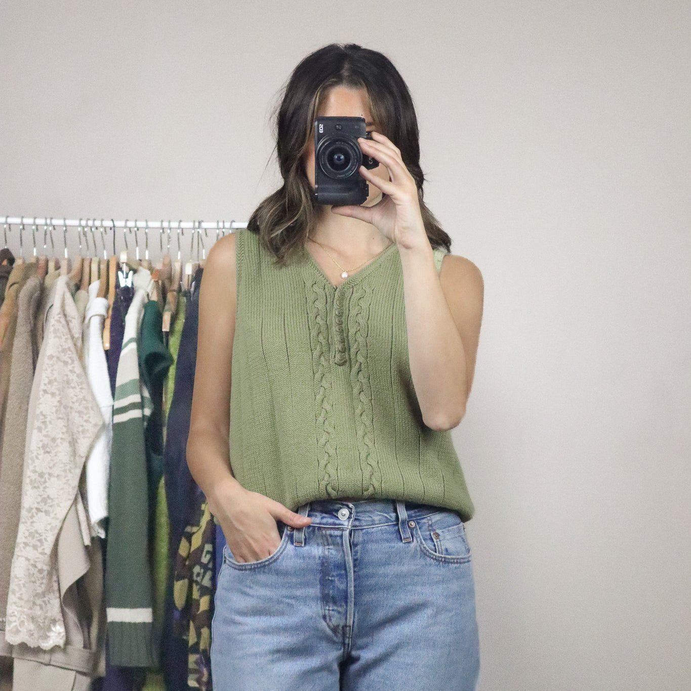Vintage x Knit Tank (M)