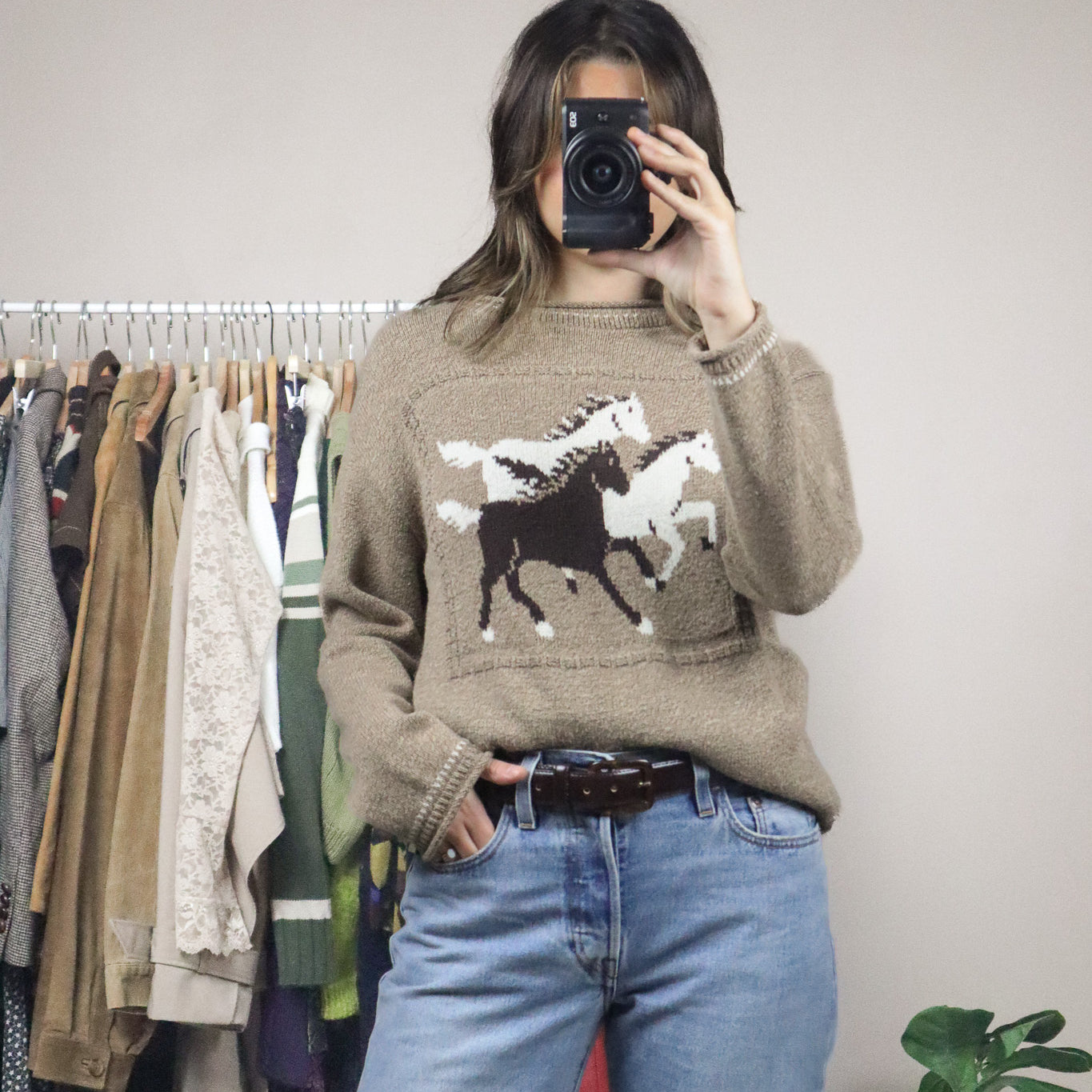 Made in Canada x Vintage x Equestrian Knit (S/M)