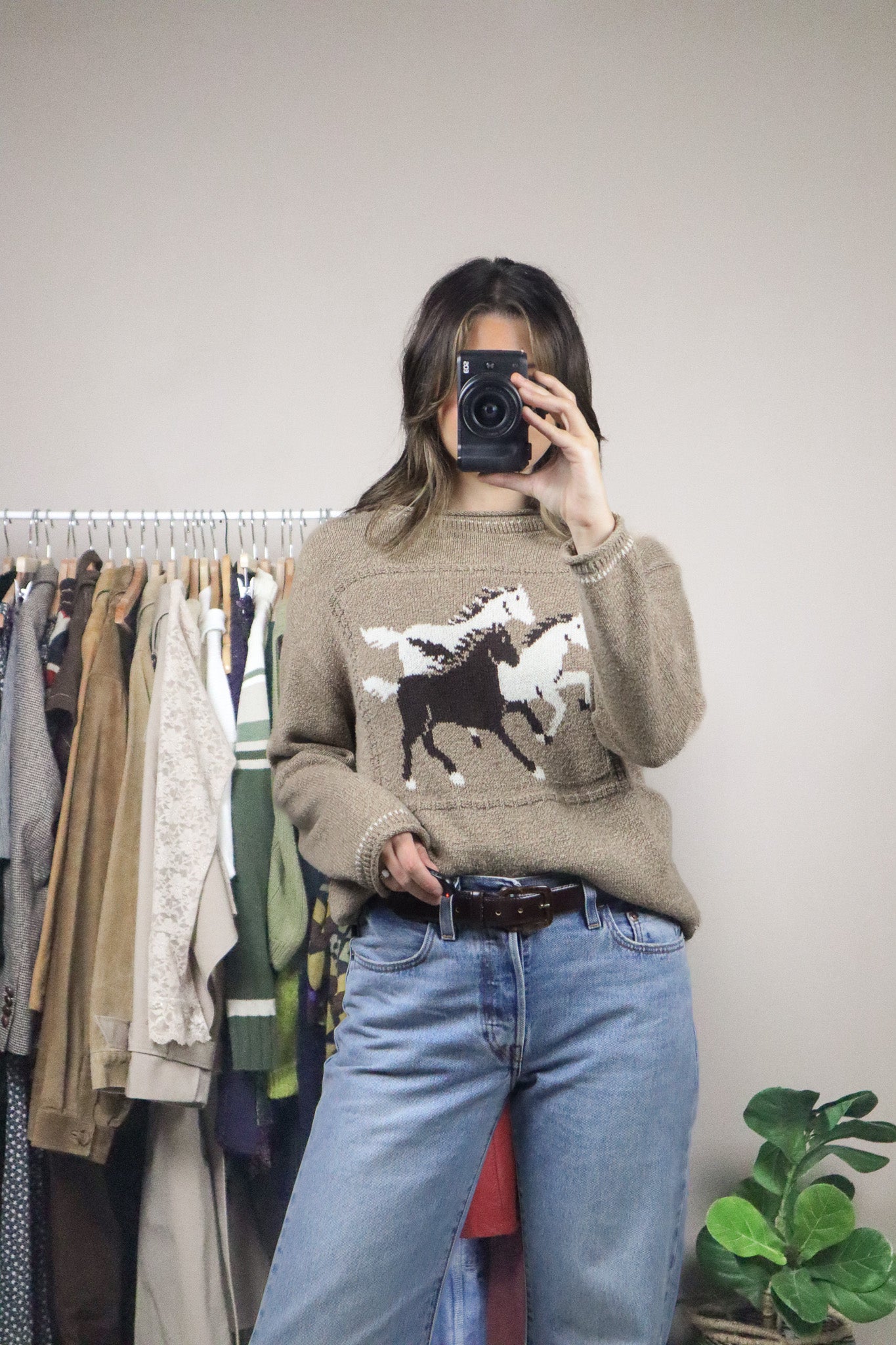 Made in Canada x Vintage x Equestrian Knit (S/M)