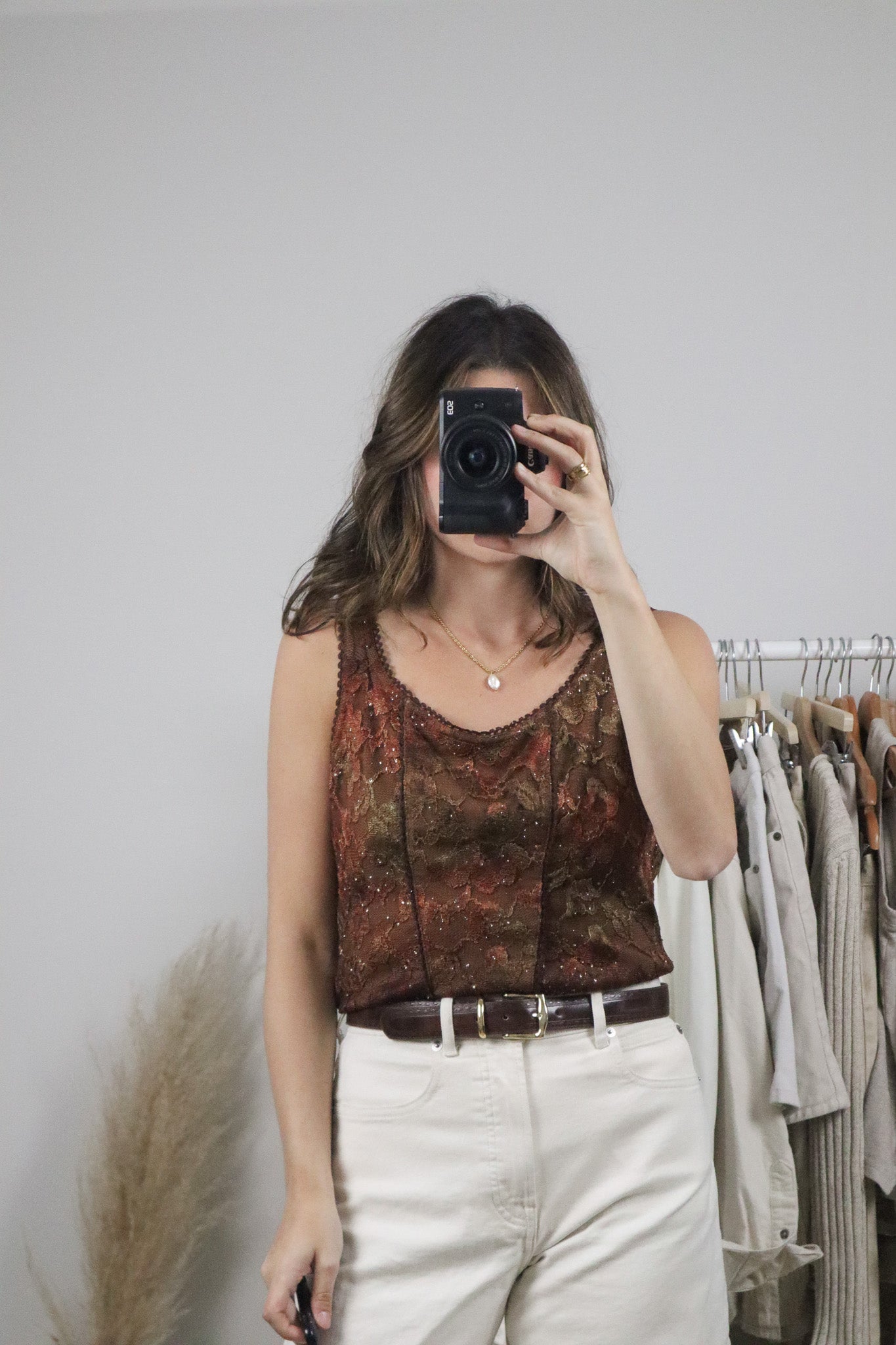 Made in Canada x Vintage x Lace Glitter (L)