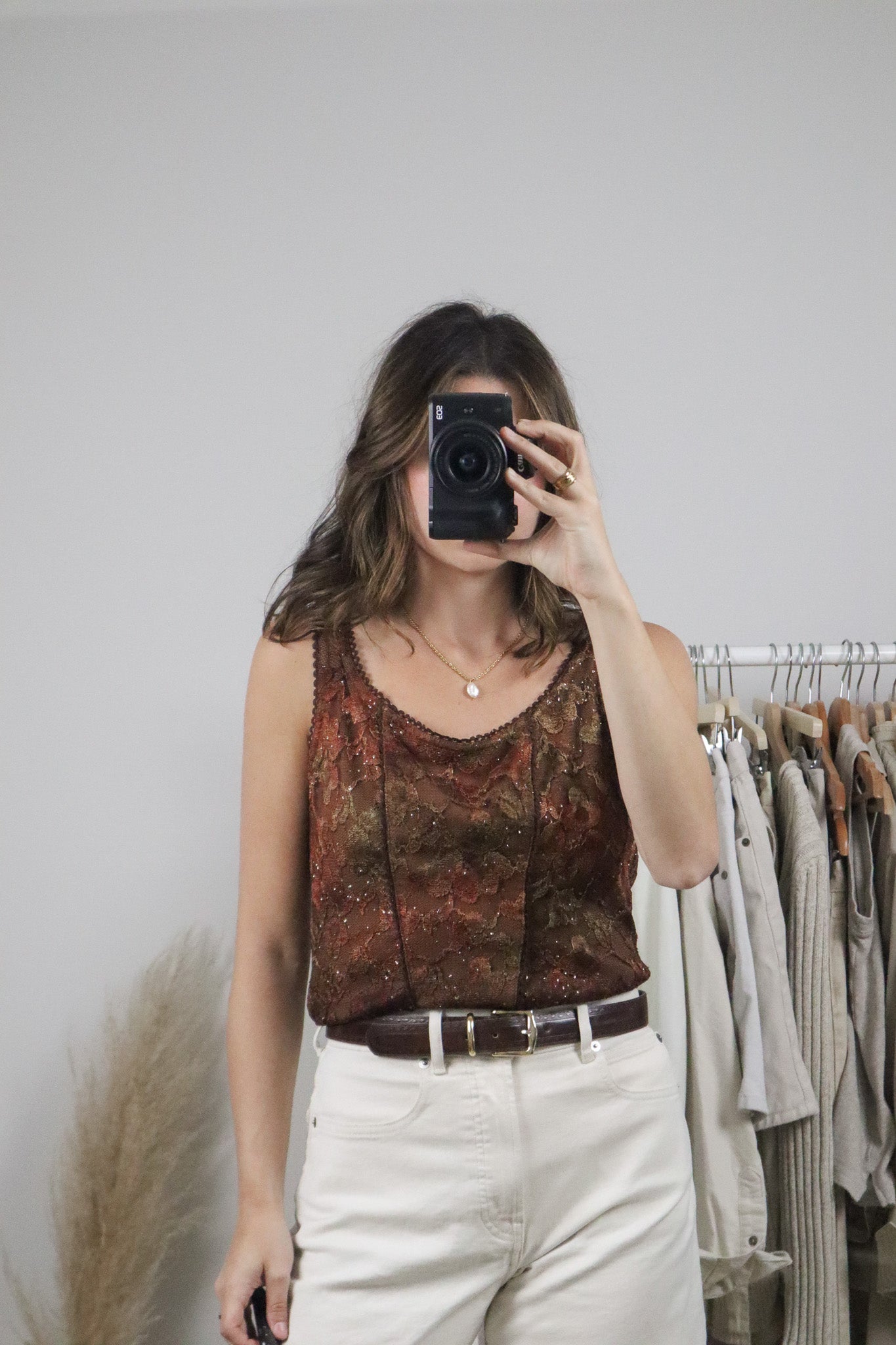 Made in Canada x Vintage x Lace Glitter (L)