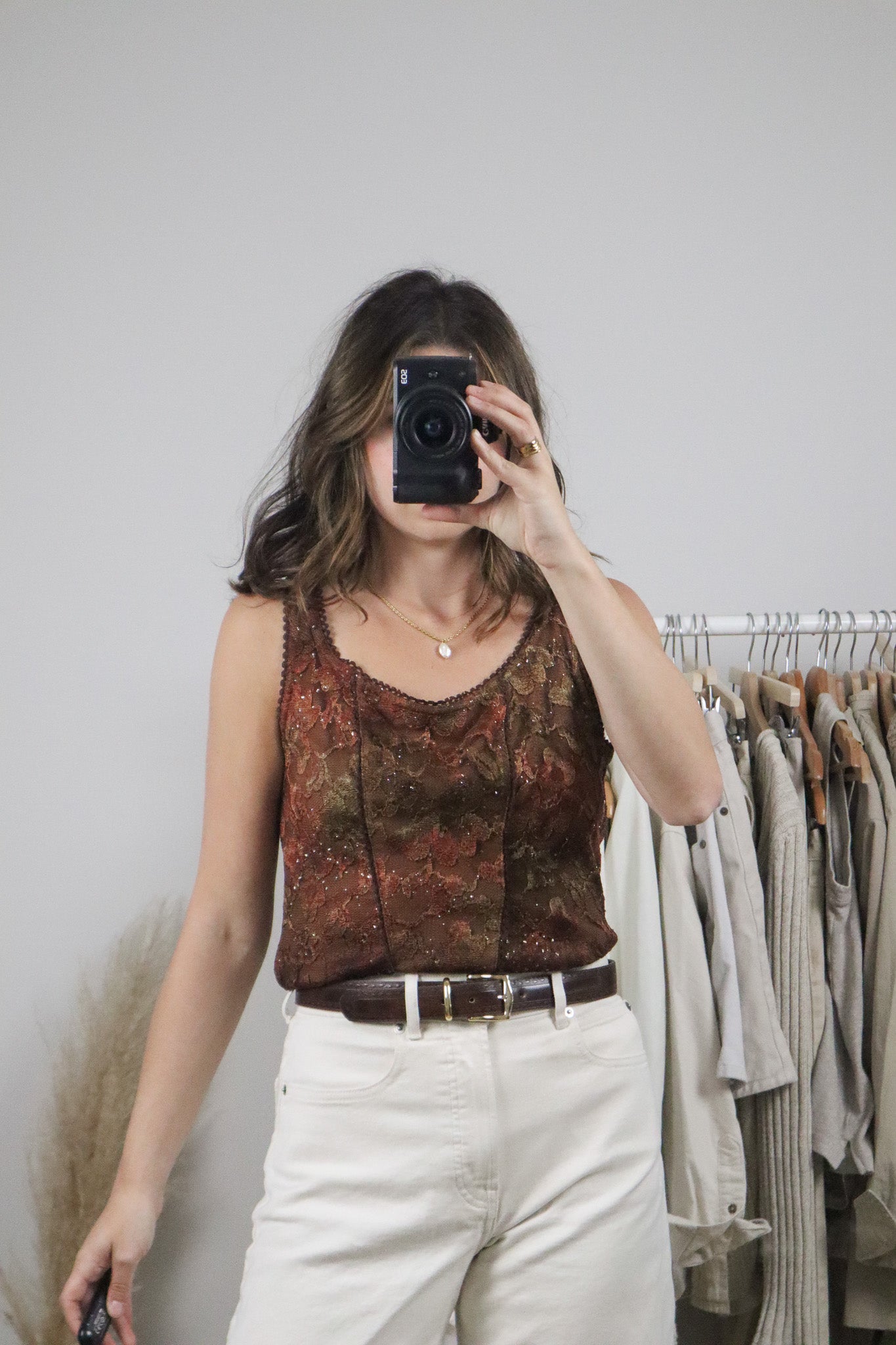 Made in Canada x Vintage x Lace Glitter (L)