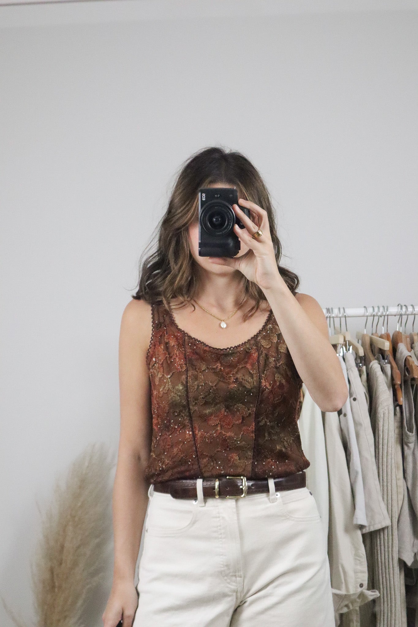 Made in Canada x Vintage x Lace Glitter (L)