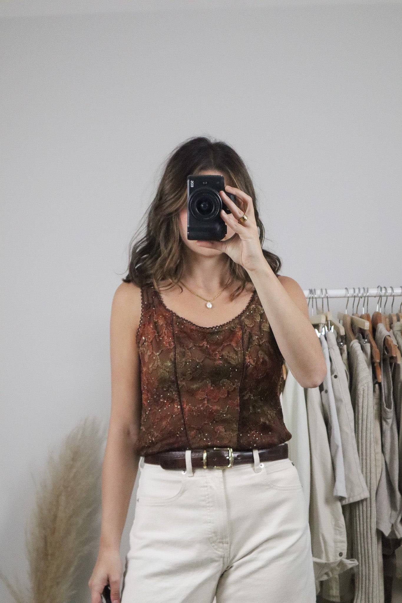 Made in Canada x Vintage x Lace Glitter (L)