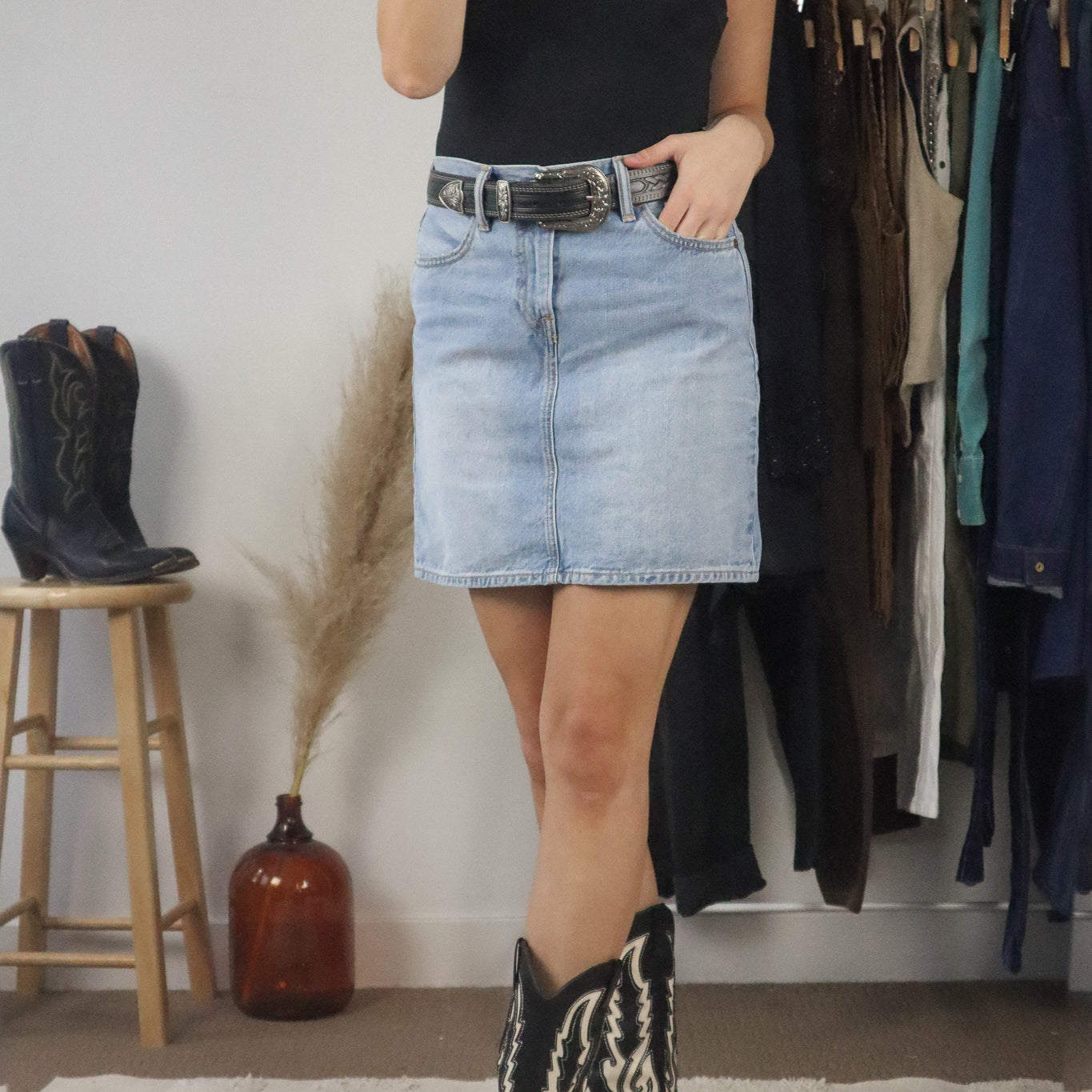Modern x Levi's Mini Skirt (4)