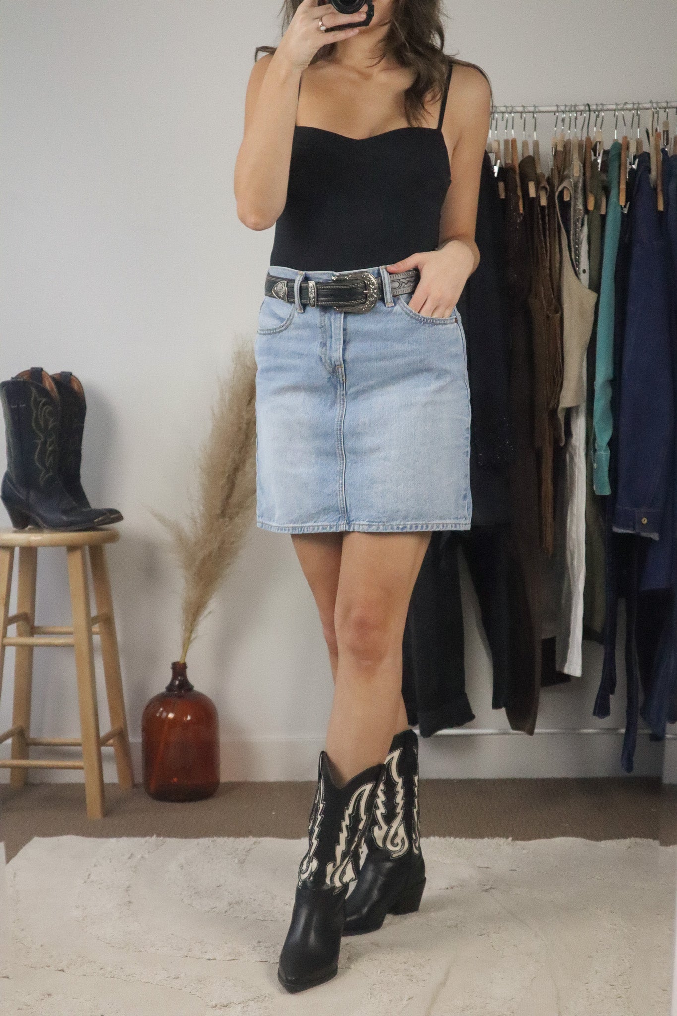 Modern x Levi's Mini Skirt (4)