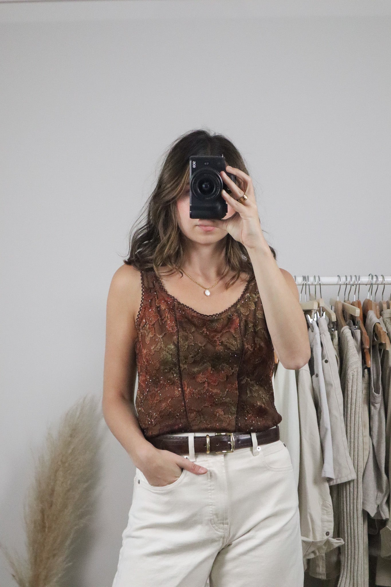 Made in Canada x Vintage x Lace Glitter (L)