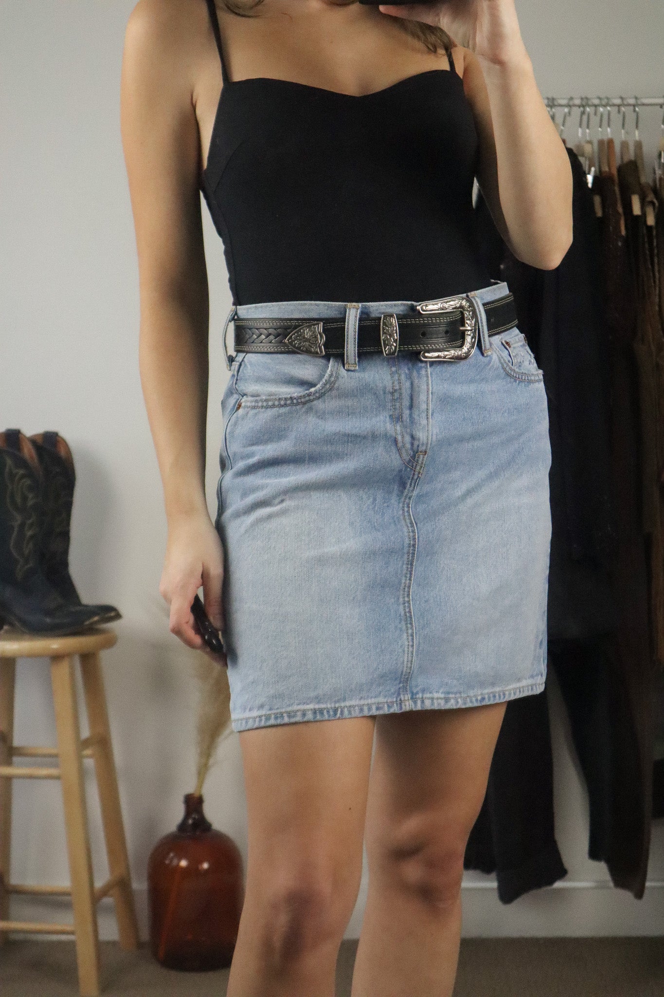 Modern x Levi's Mini Skirt (4)