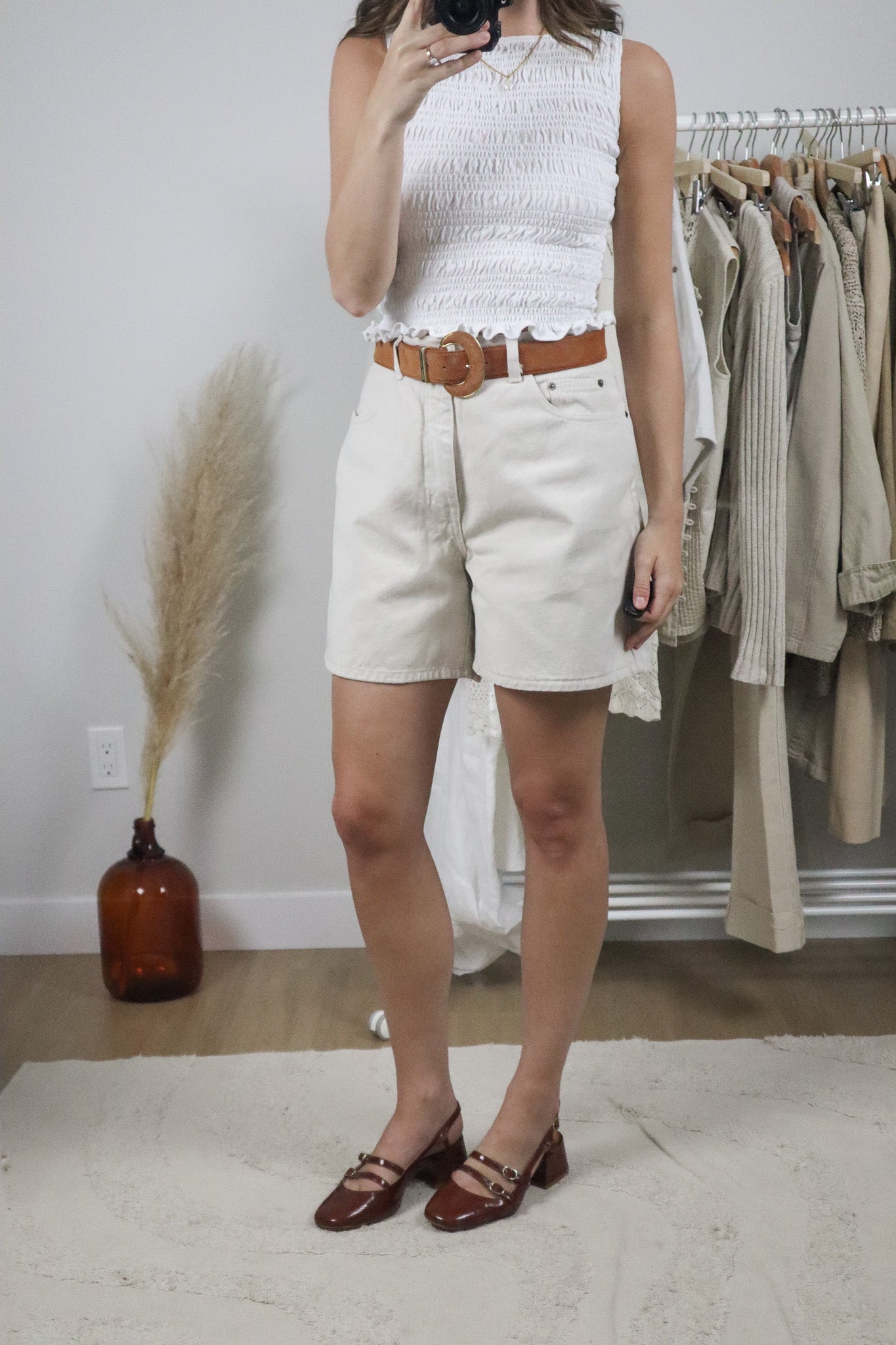 Made in Canada x Vintage x Cotton Mom Shorts (10/12)