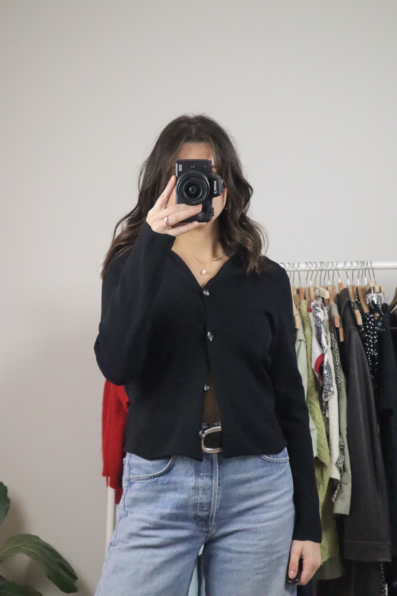 Vintage x Collared Long Sleeve Knit (S)