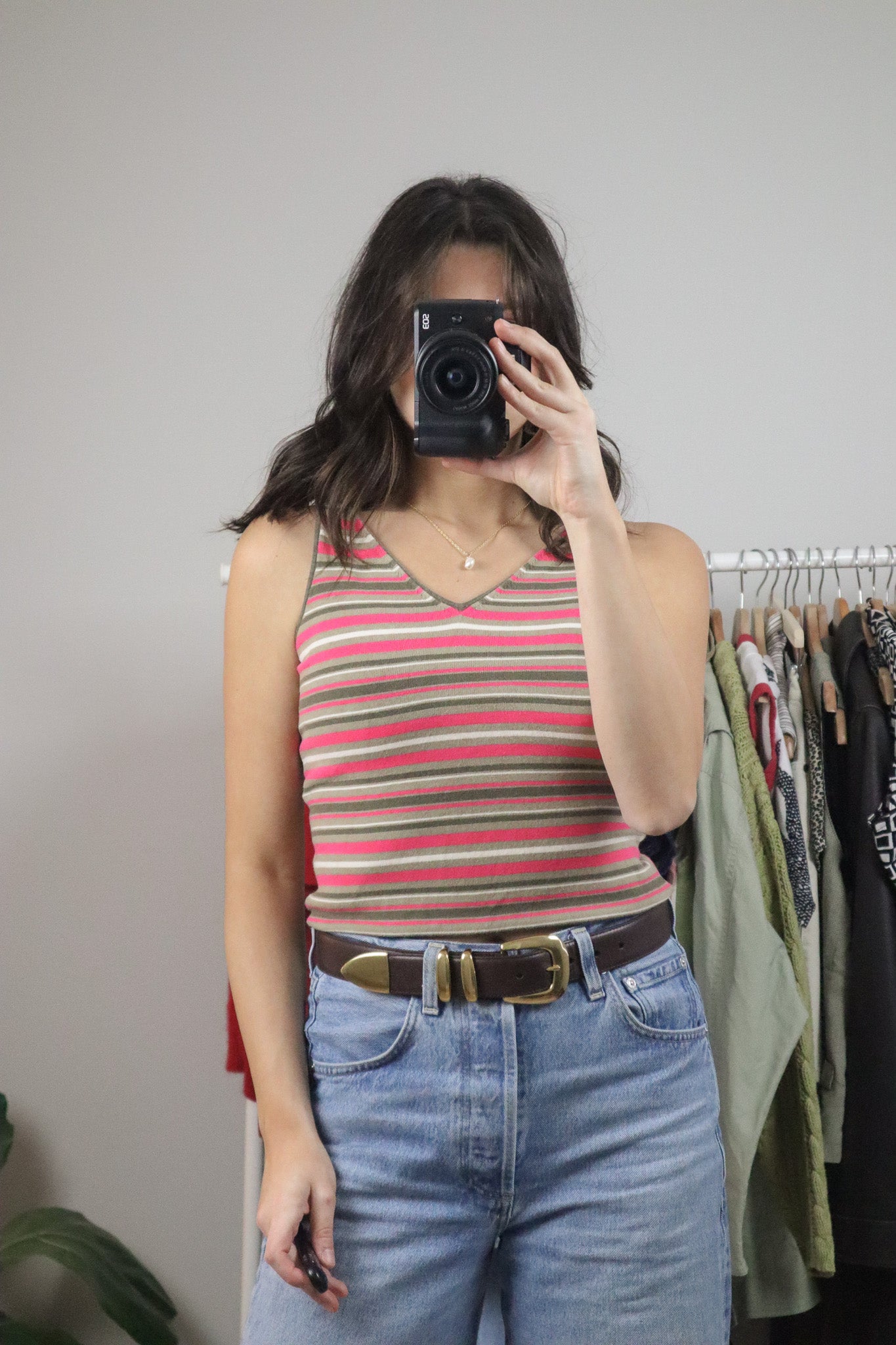 Vintage x Striped Tank (XS/S)