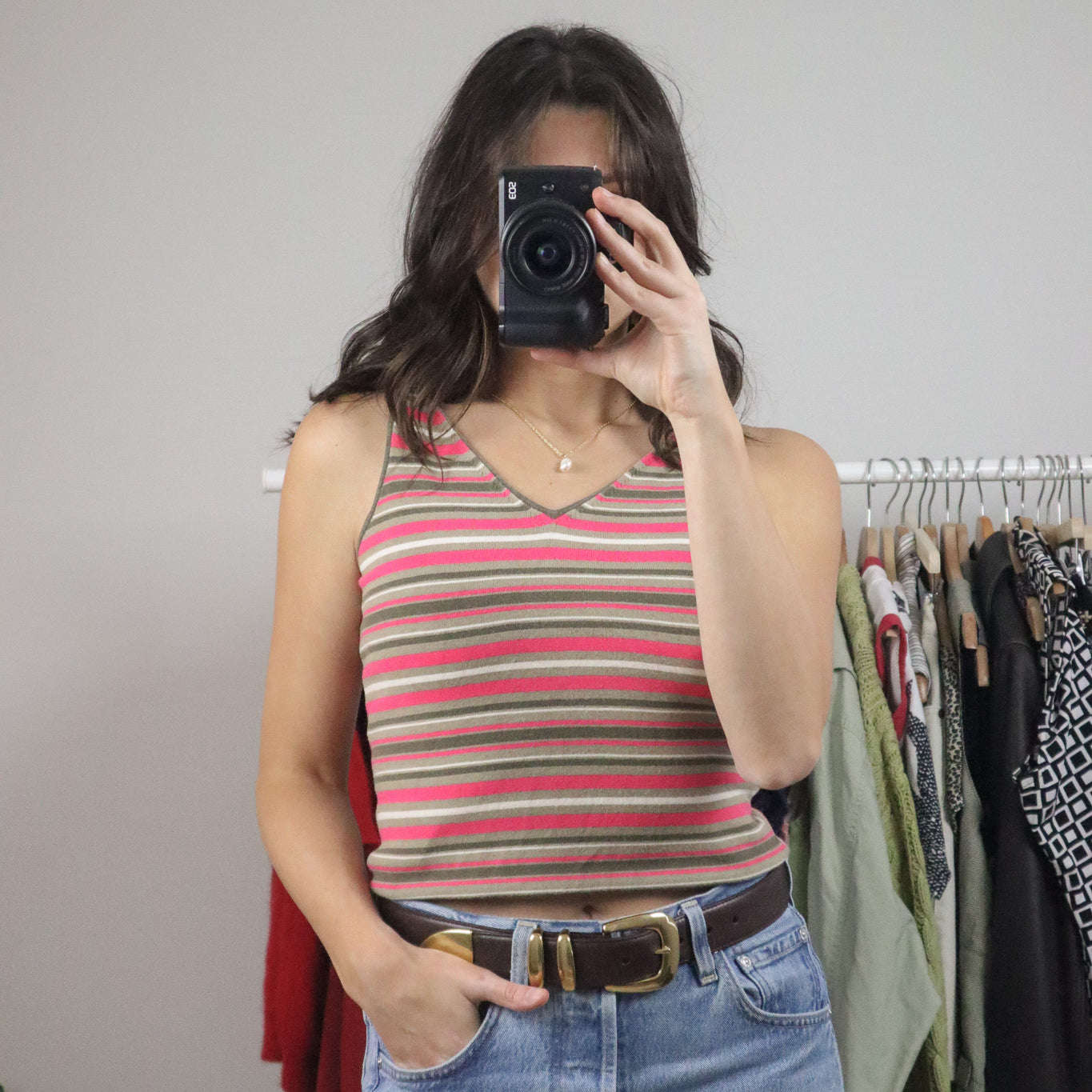 Vintage x Striped Tank (XS/S)