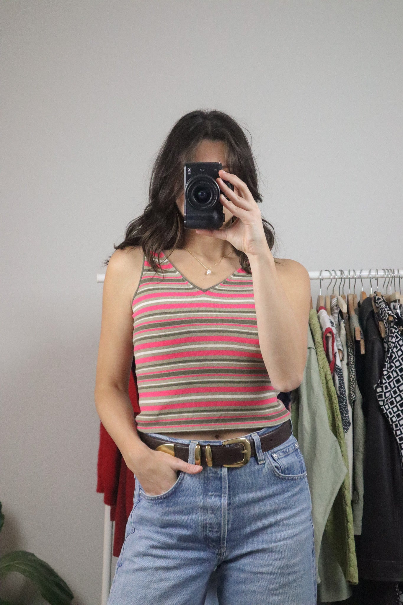 Vintage x Striped Tank (XS/S)