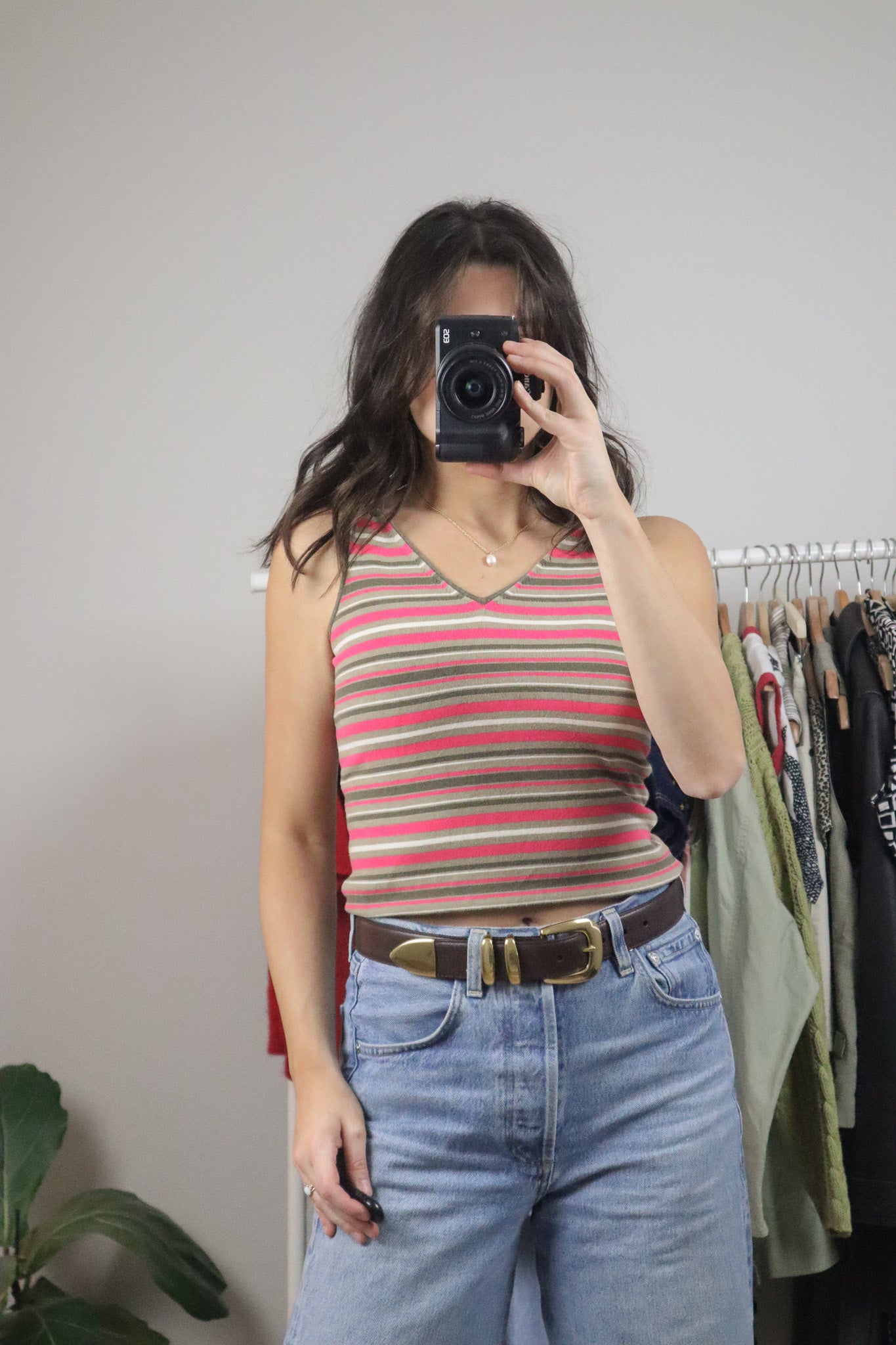 Vintage x Striped Tank (XS/S)