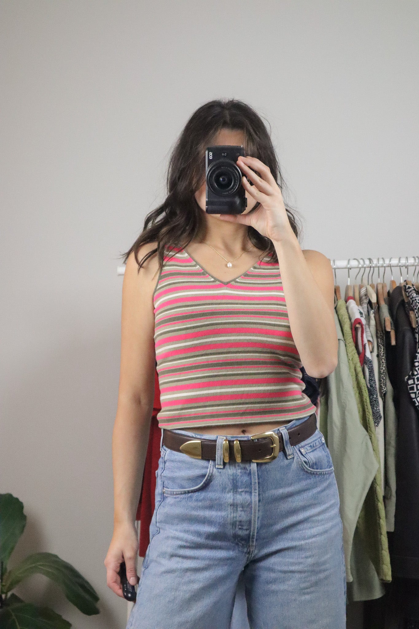 Vintage x Striped Tank (XS/S)